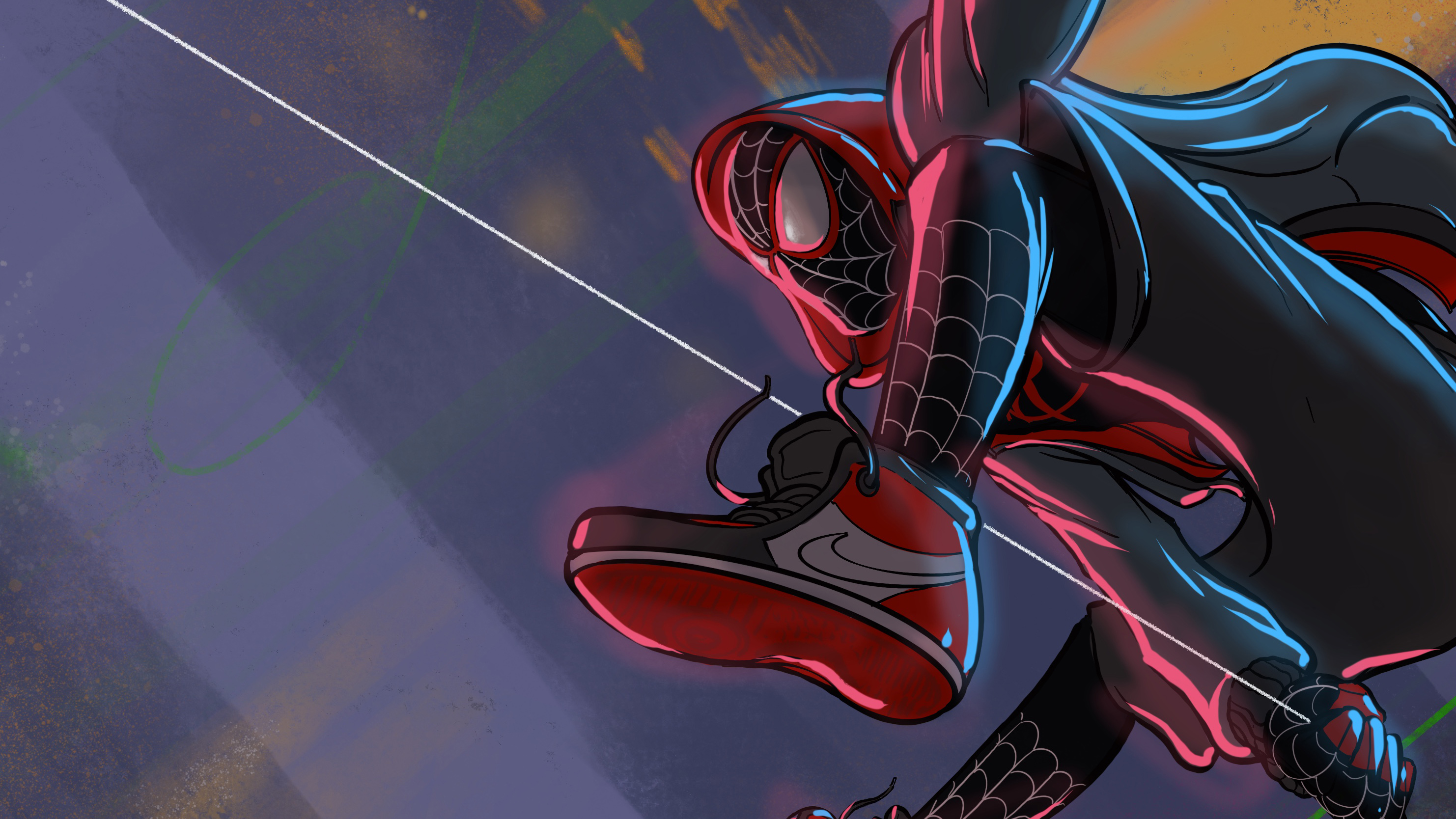 Miles Morales Spider Man Spider Man Into The Spider Verse 2964x1668