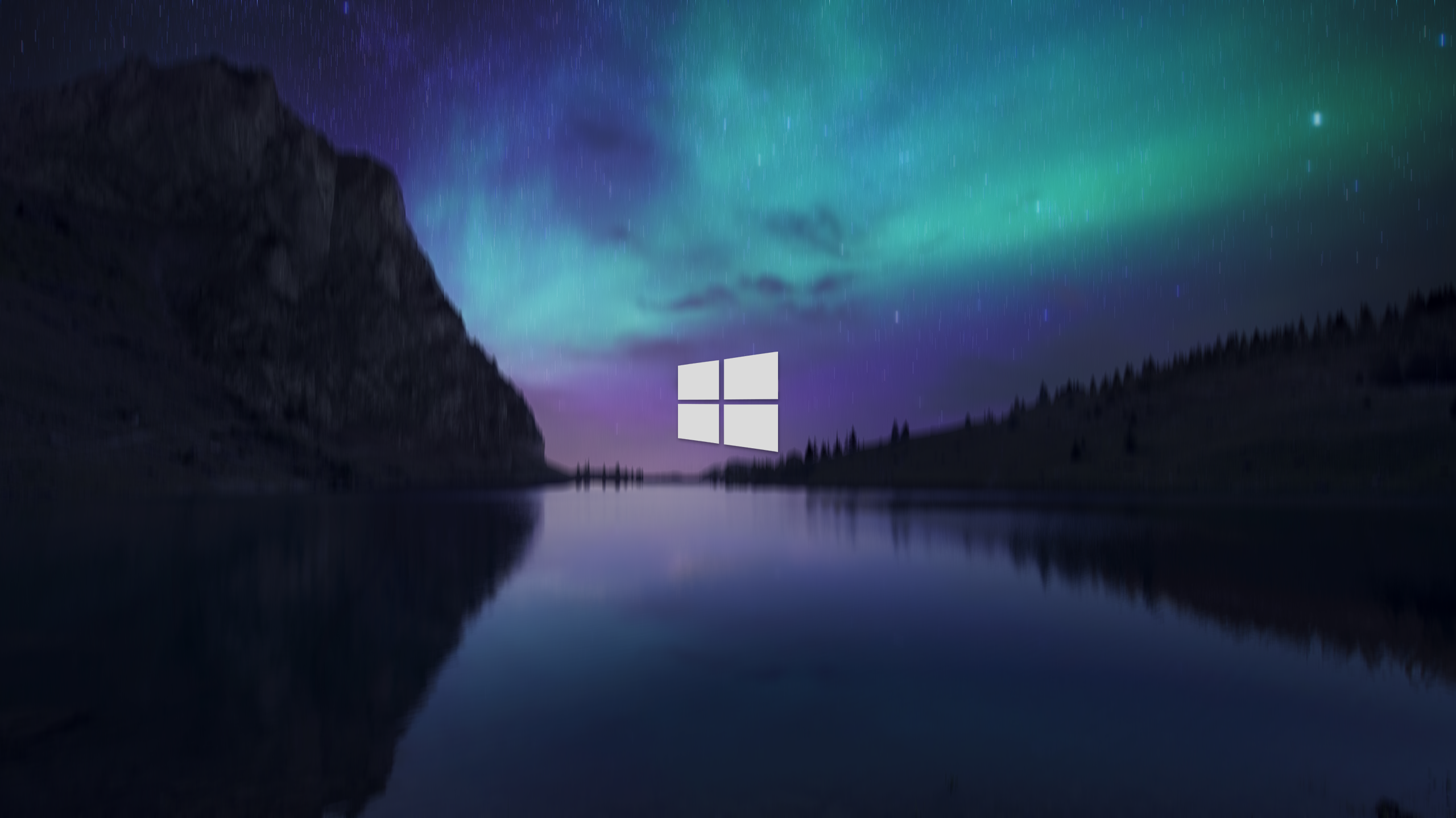 Windows 10 Landscape Aurora 2560x1440