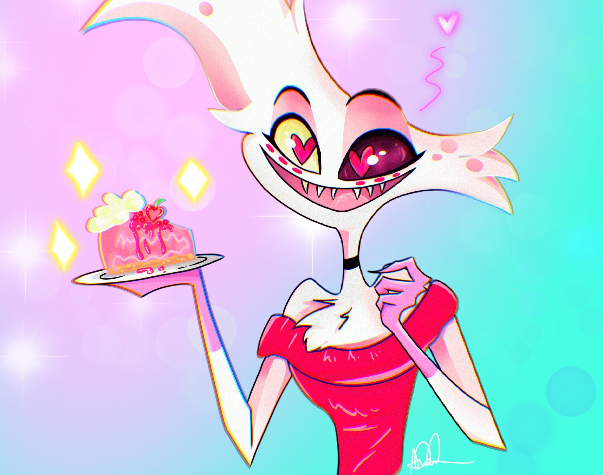 Angel Dust Hazbin Hotel Cake Hazbin Hotel 2048x1614