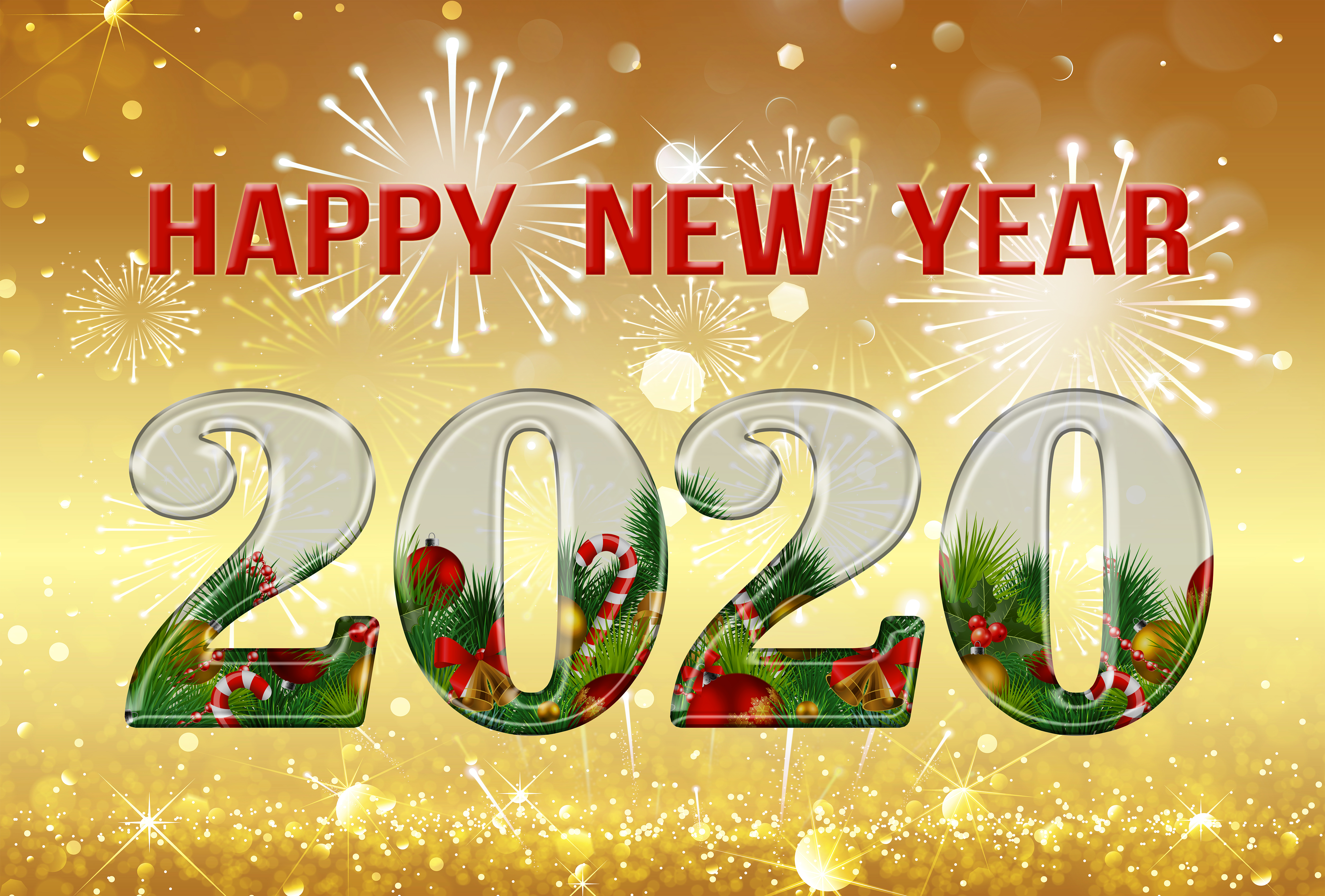 Happy New Year New Year 2020 5000x3381