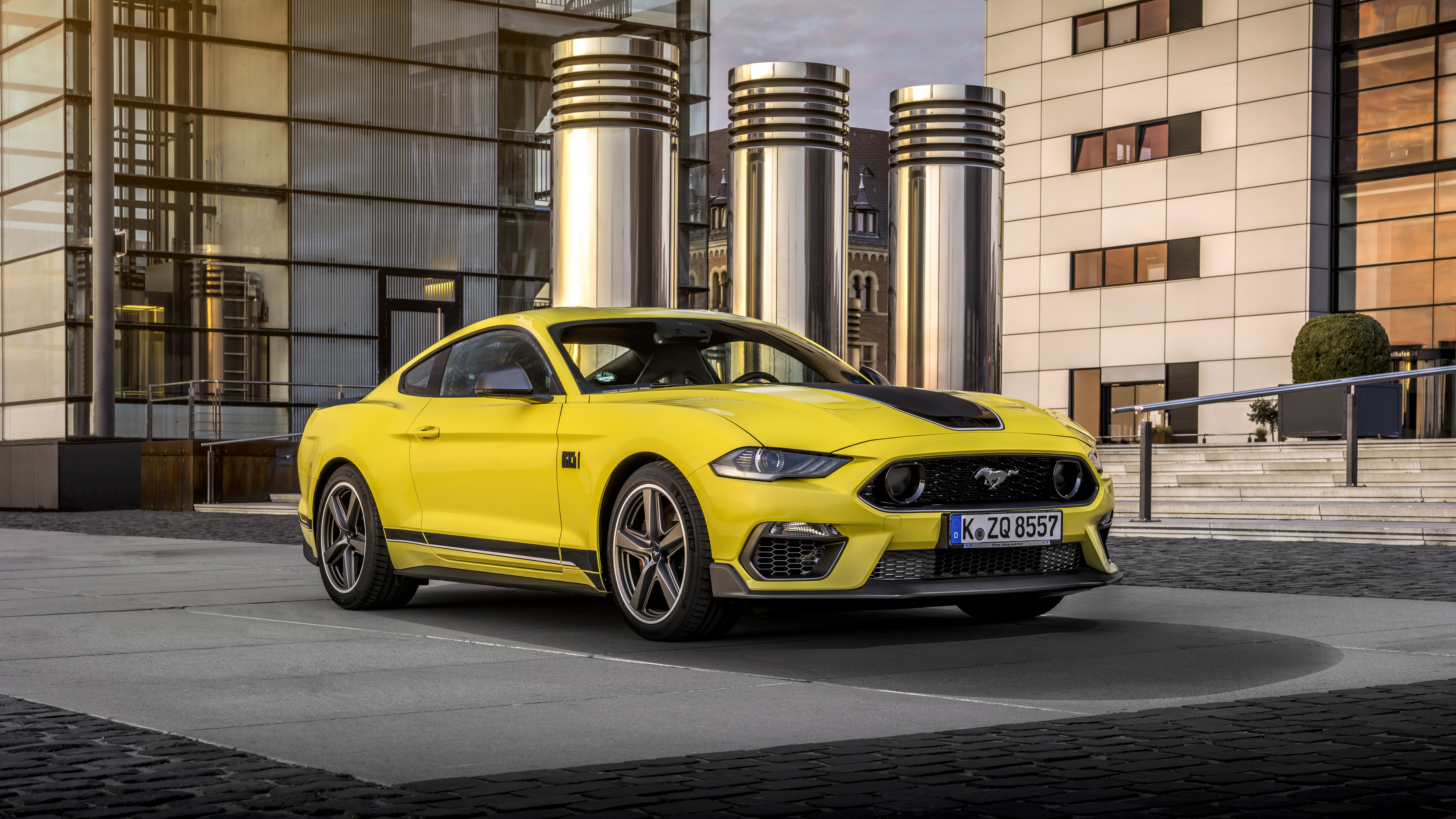 Ford Ford Mustang Mach 1 Car Vehicle Muscle Cars Yellow Cars 5120x2880