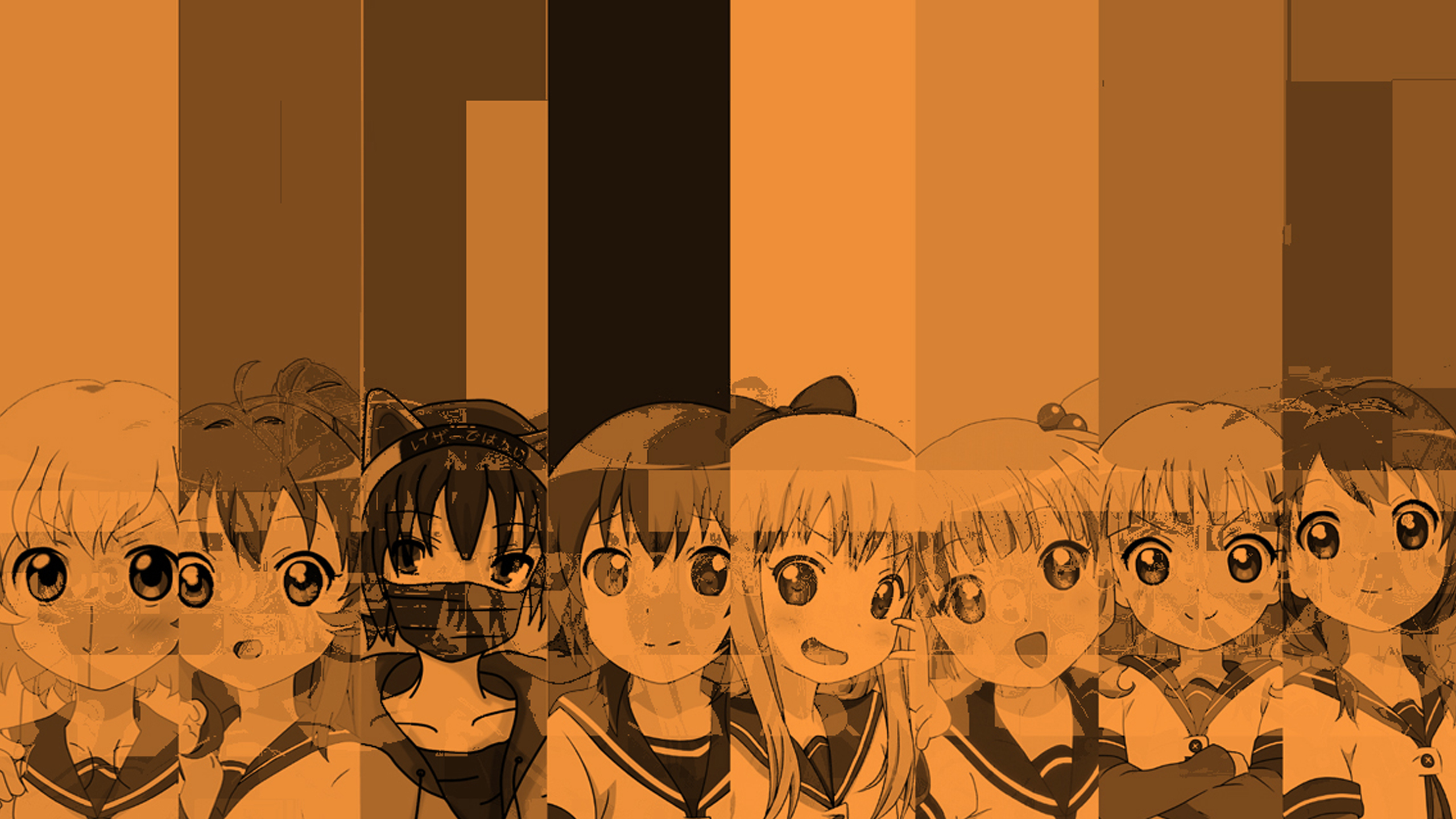 Orange Anime Yuru Yuri Toshinou Kyouko 2560x1440