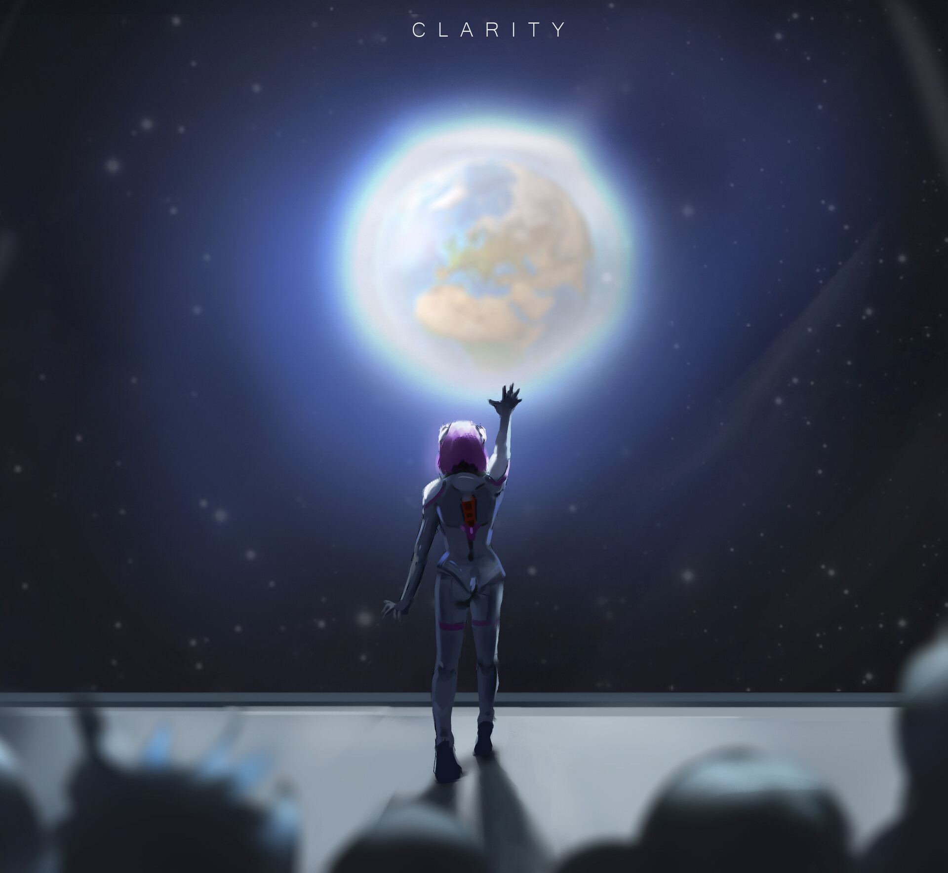 Artwork Planet Space Space Art Science Fiction Science Fiction Women Arms Up Standing 1920x1769