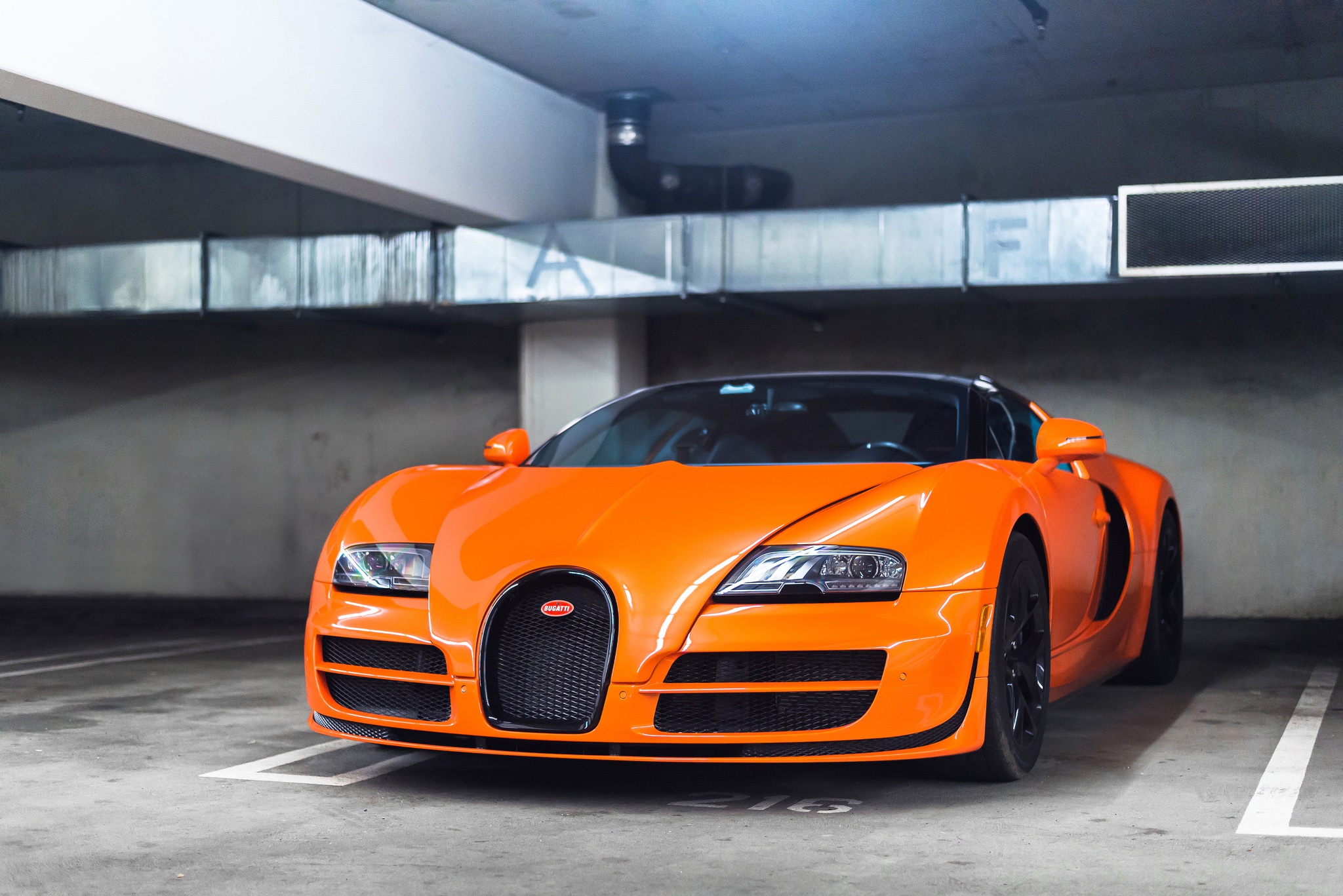 Bugatti Bugatti Veyron Car Orange Car Sport Car Supercar Vehicle 2048x1367