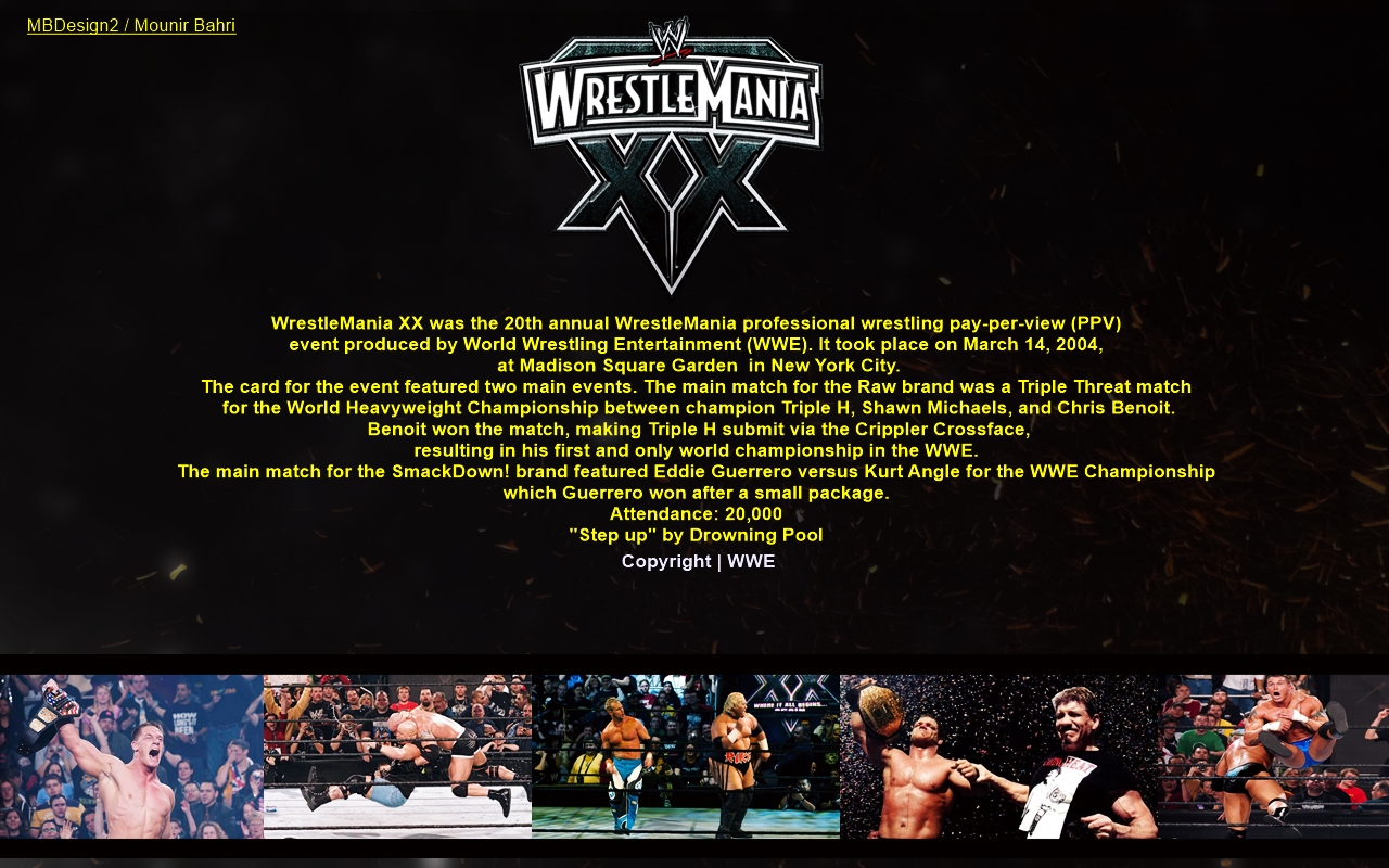 WWE Wrestlemania Wrestlemania 20 Wrestling Stone Cold Steve Austin Brock Lesnar Randy Orton Eddie Gu 1280x800