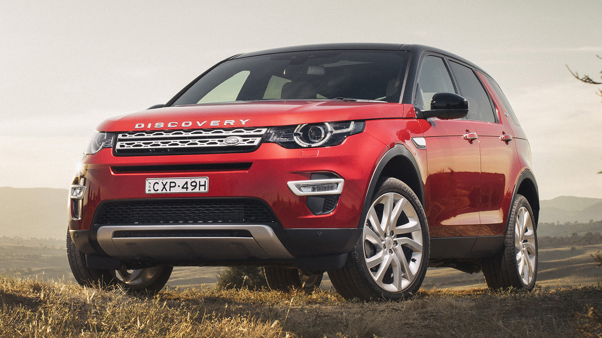 Car Crossover Car Land Rover Discovery Sport Hse Luxury Luxury Car Red Car Suv Subcompact Car 1920x1080
