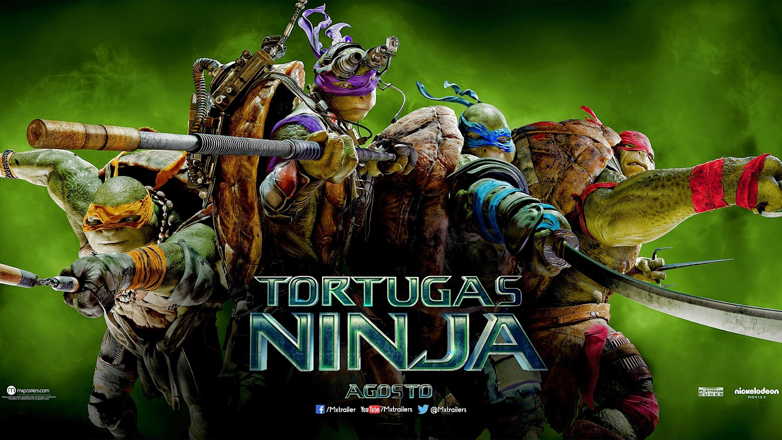 Teenage Mutant Ninja Turtles Rafael TMNT Michelangelo Leonardo Donatello 1600x900