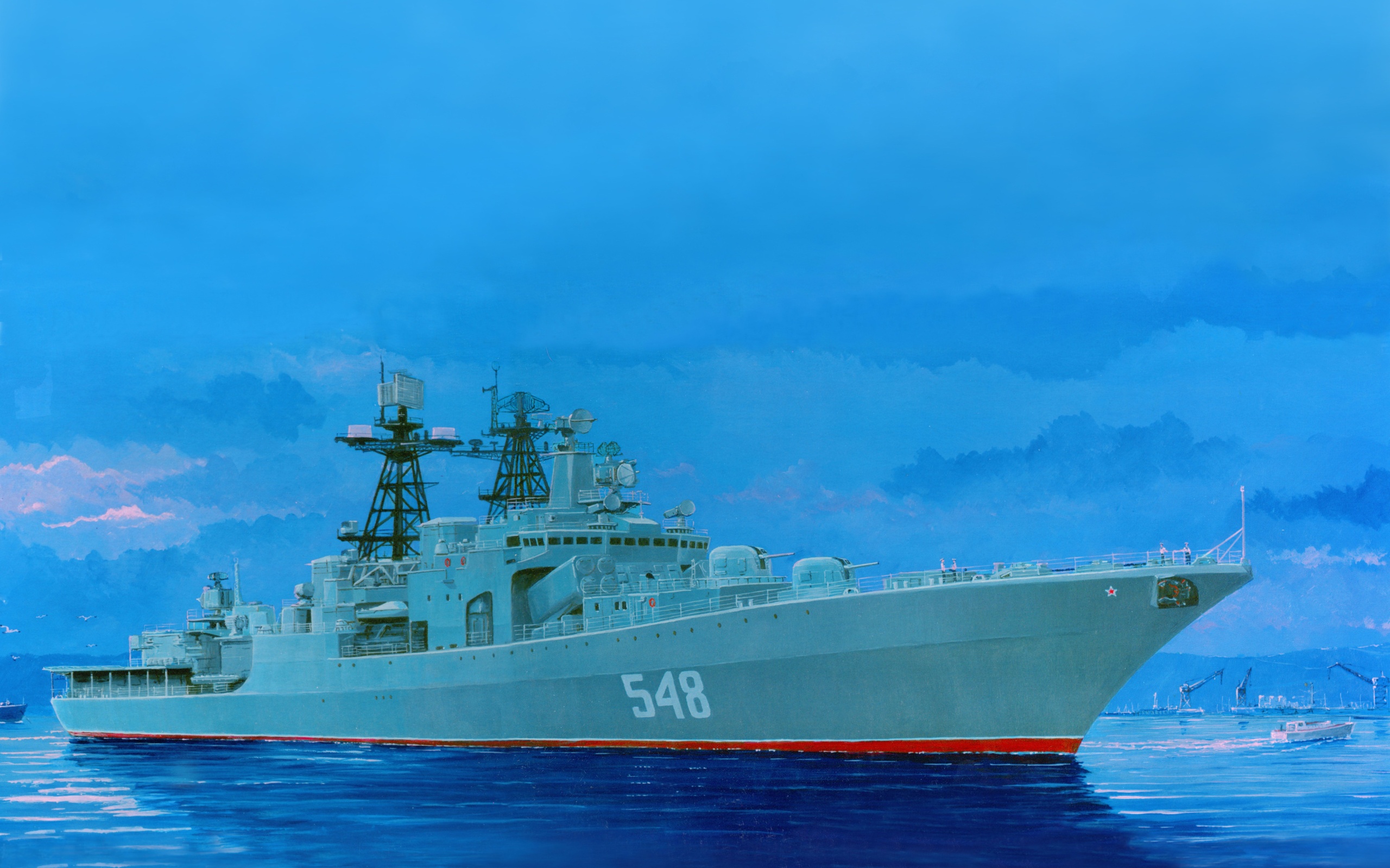 Military Ship 2560x1600