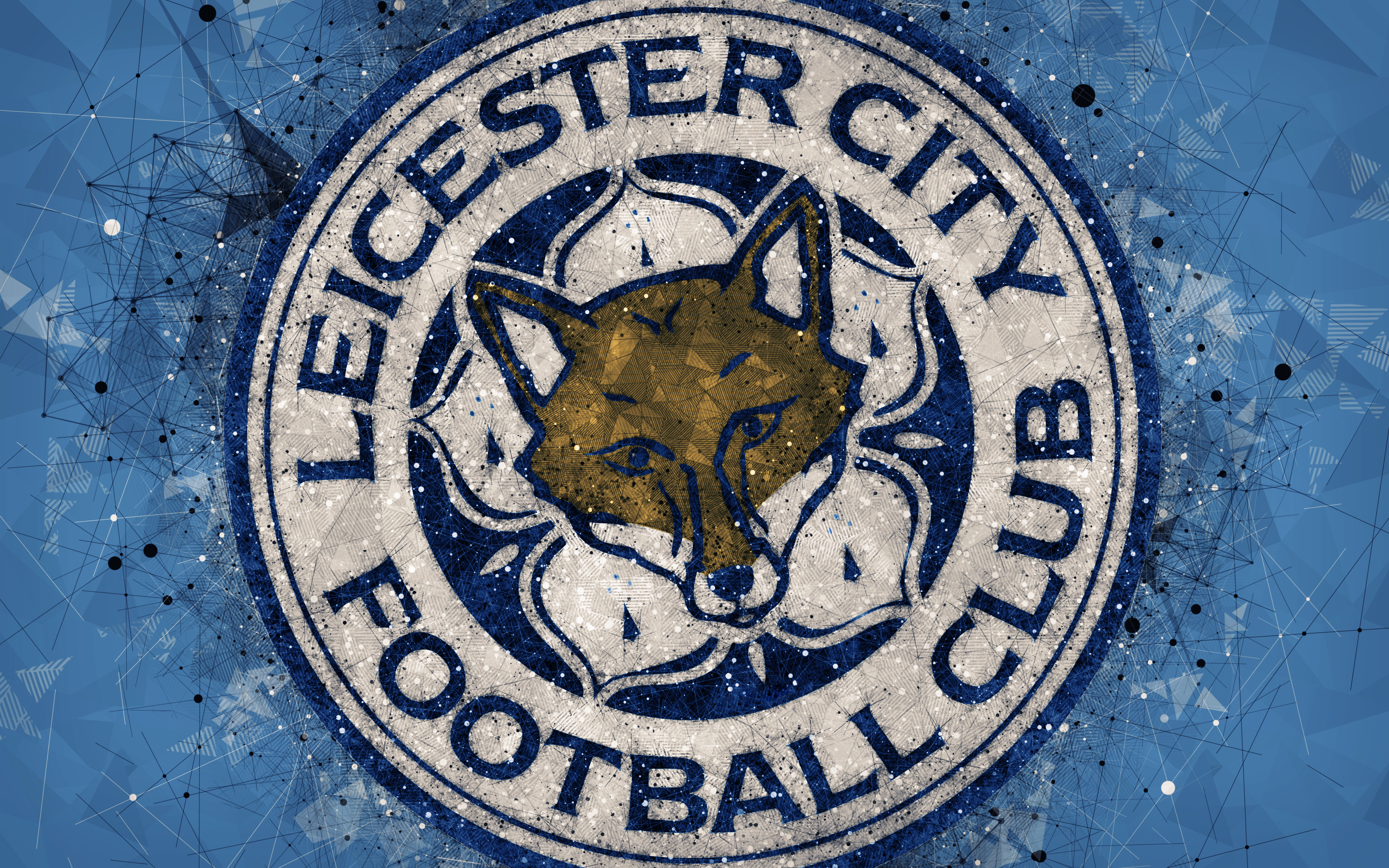 Emblem Leicester City F C Logo Soccer 3840x2400