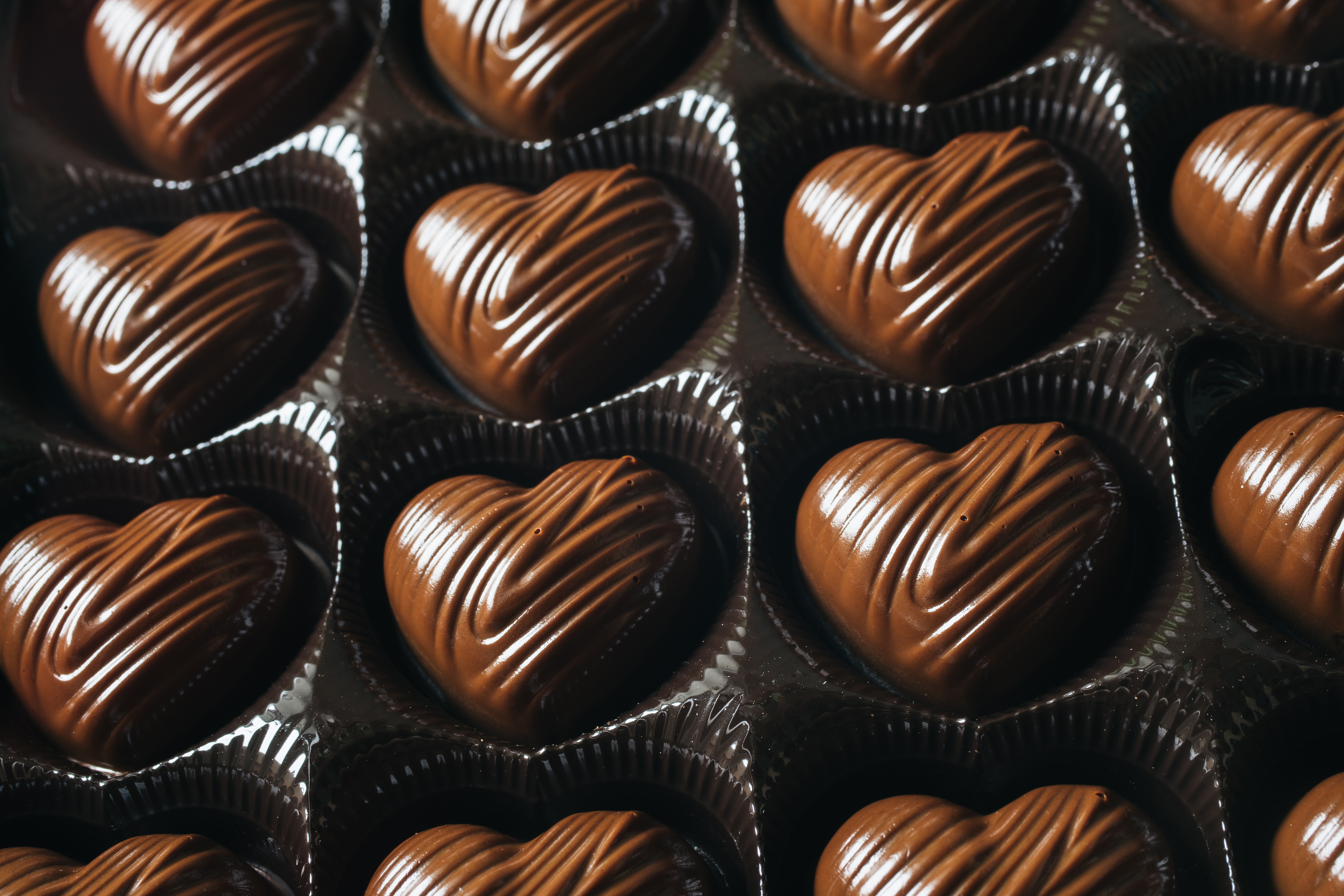 Chocolate Heart Shaped 3673x2449
