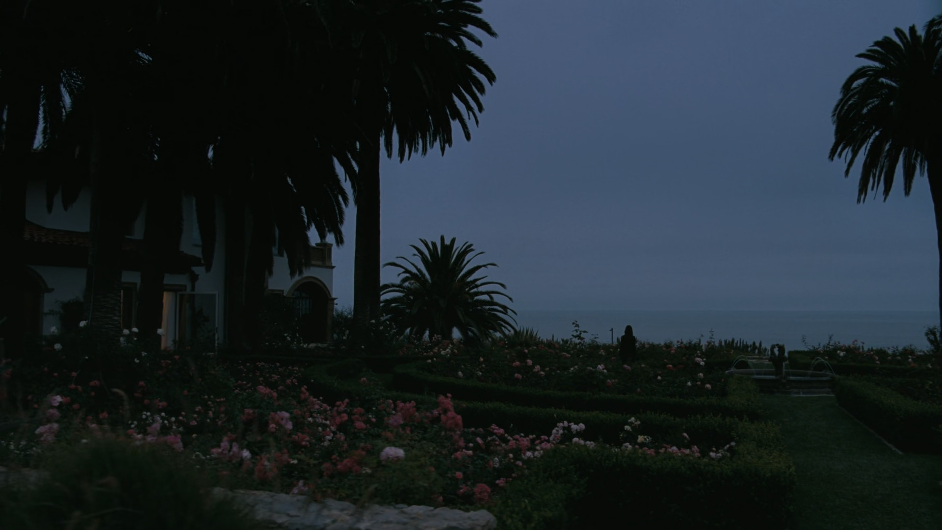 Westworld Horizon Garden Palm Trees Ocean View House Fontain HBO 1920x1080