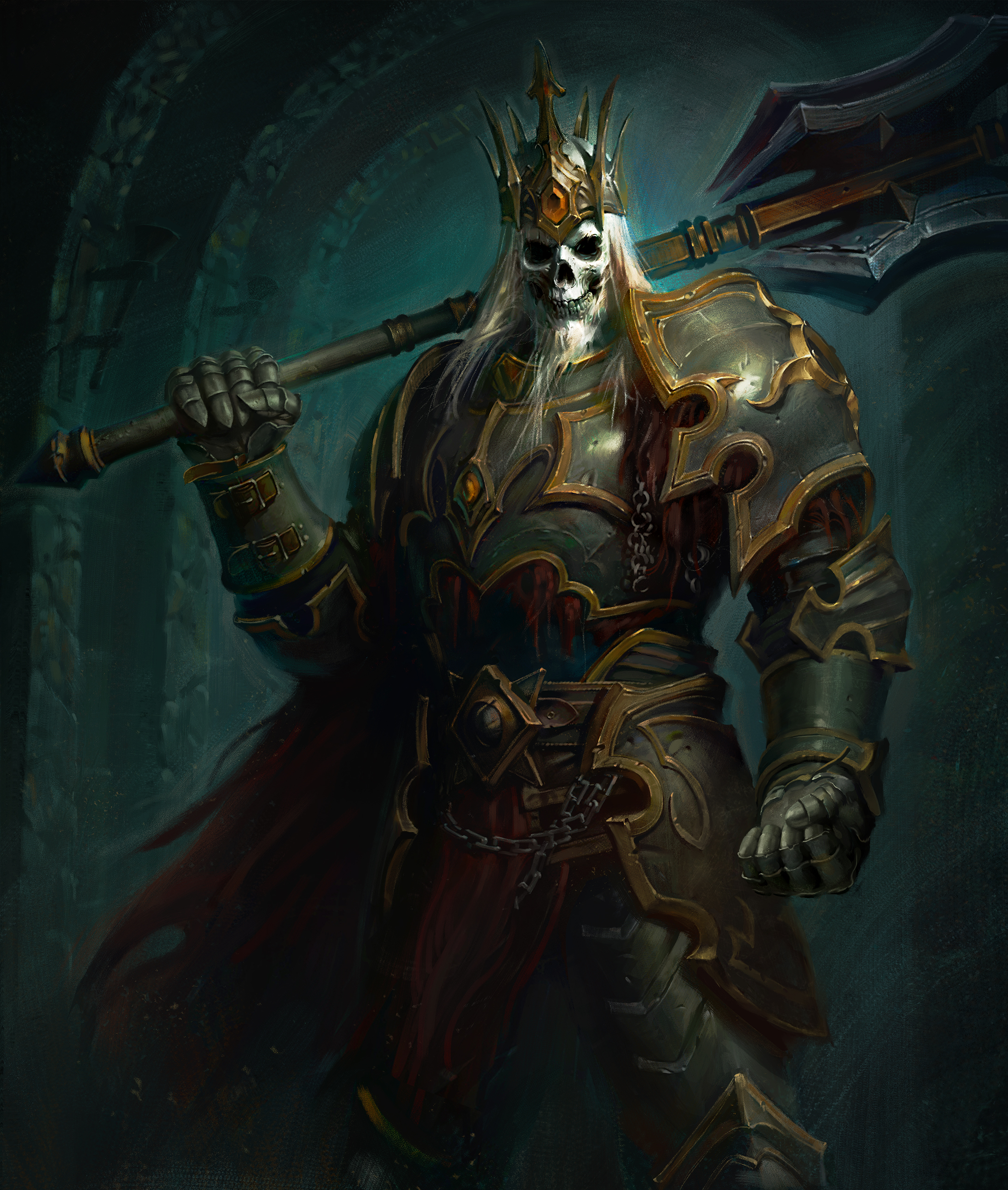 Diablo Diablo Immortal King Leoric Video Game Art Armor 2160x2549