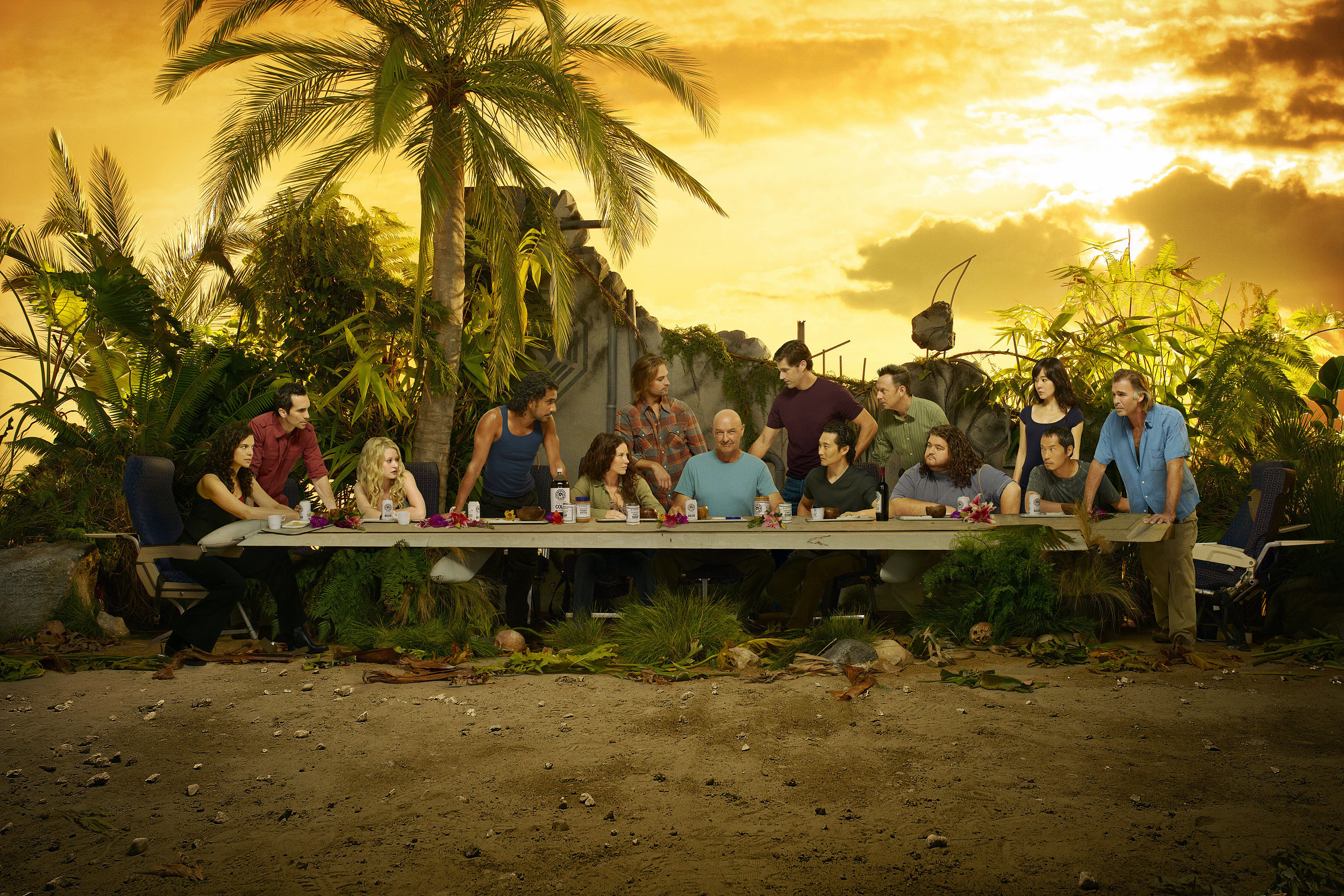 Cast Lost Tv Show The Last Supper 3000x2000