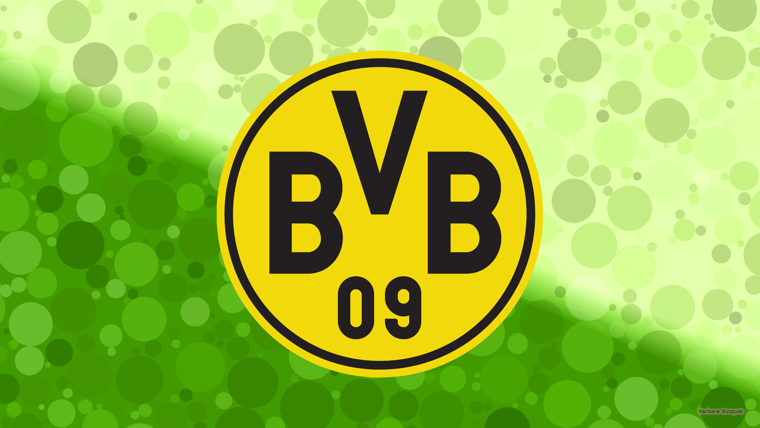 Bvb Borussia Dortmund Emblem Logo Soccer 2560x1440