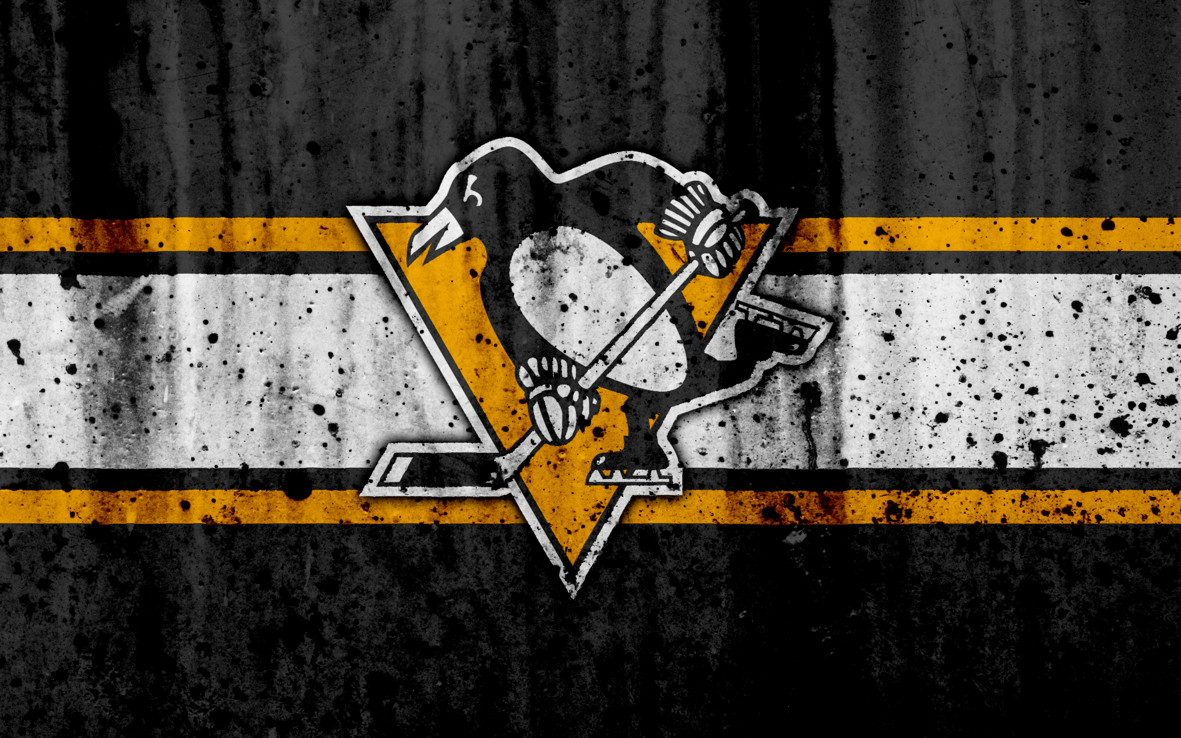 Emblem Logo Nhl Pittsburgh Penguins 3840x2400