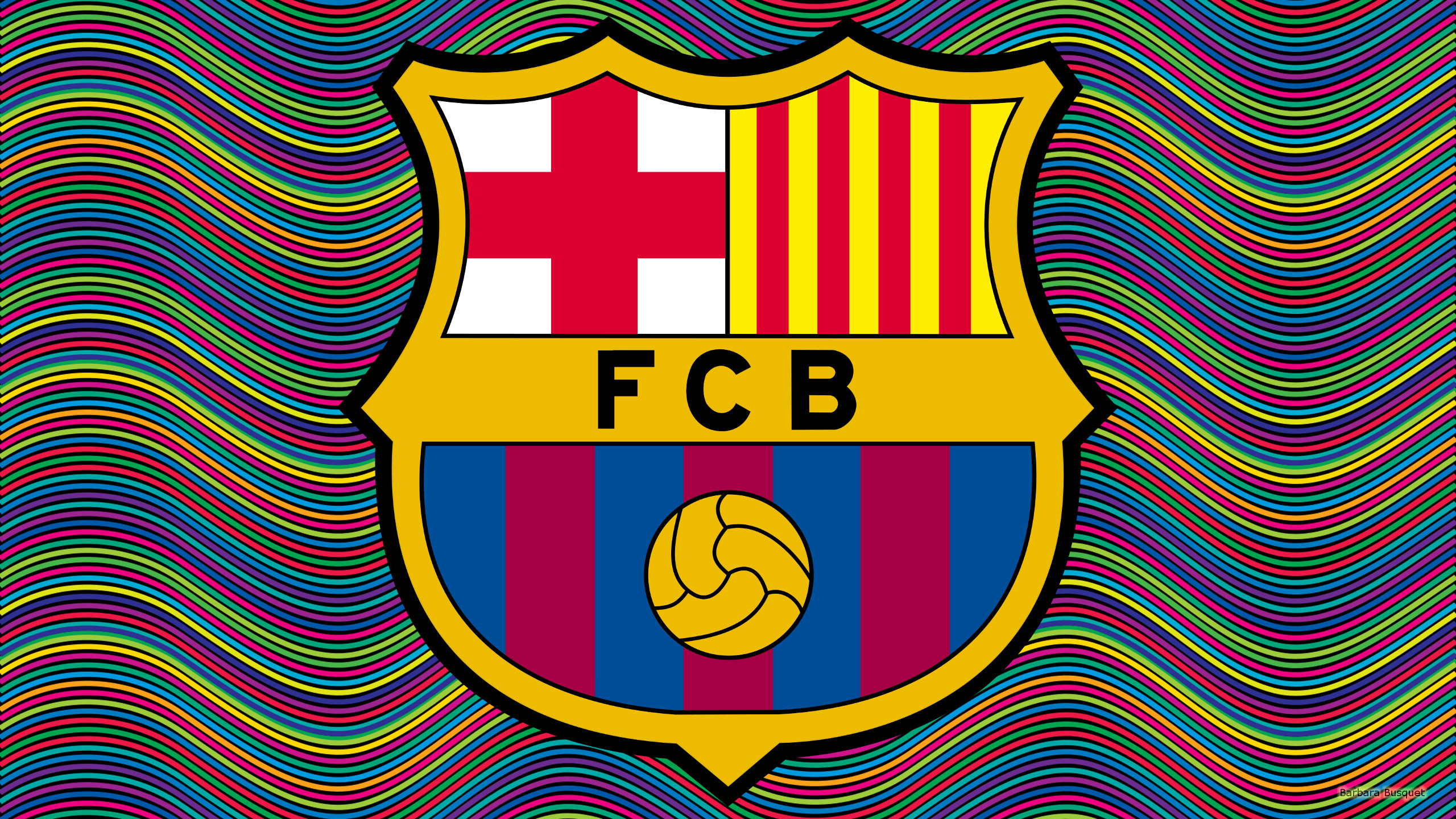 Emblem Fc Barcelona Logo Soccer 2560x1440