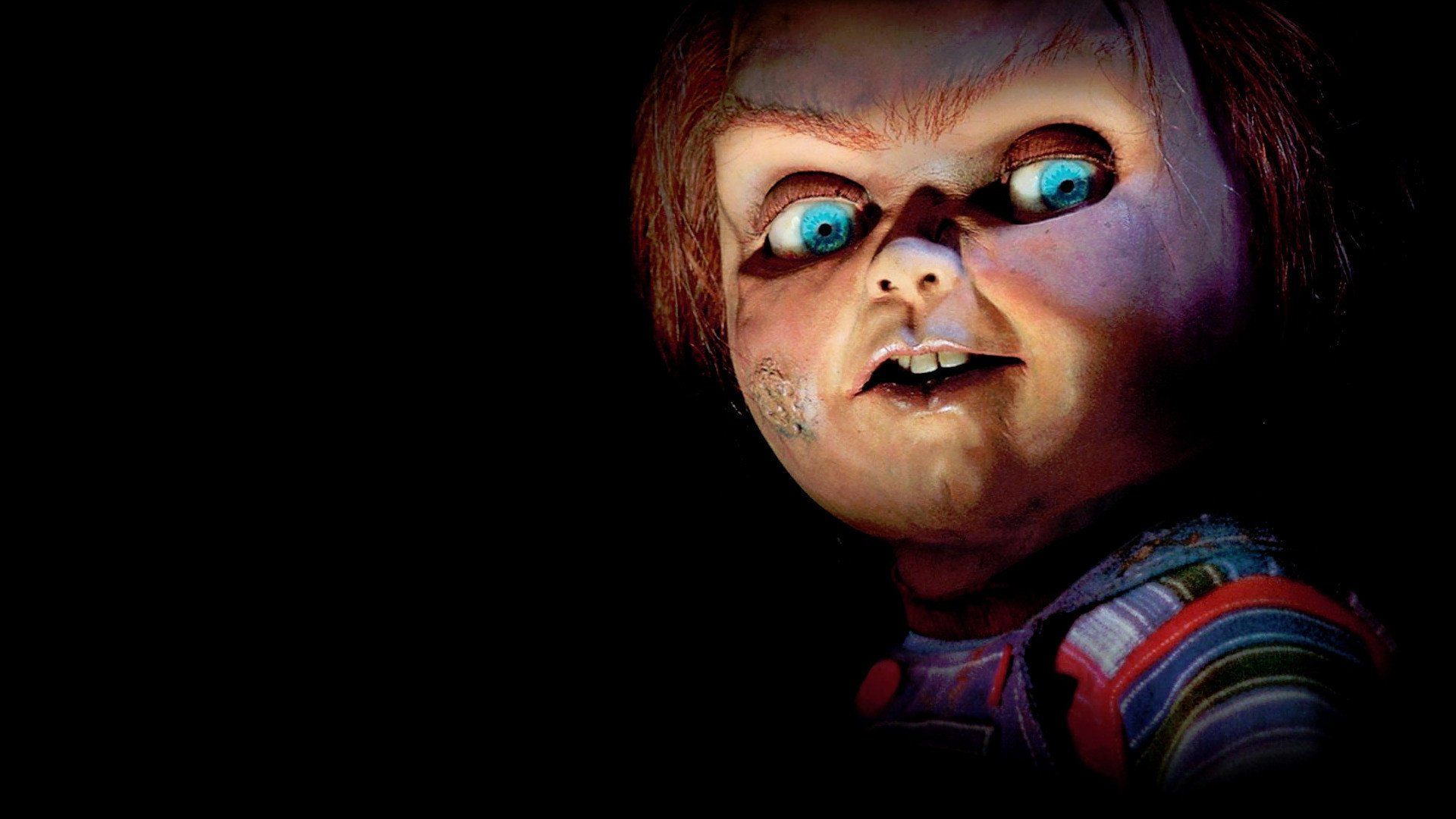 Slasher Horror Horror Movies Childs Play Chucky Doll Eyes Redhead 1920x1080