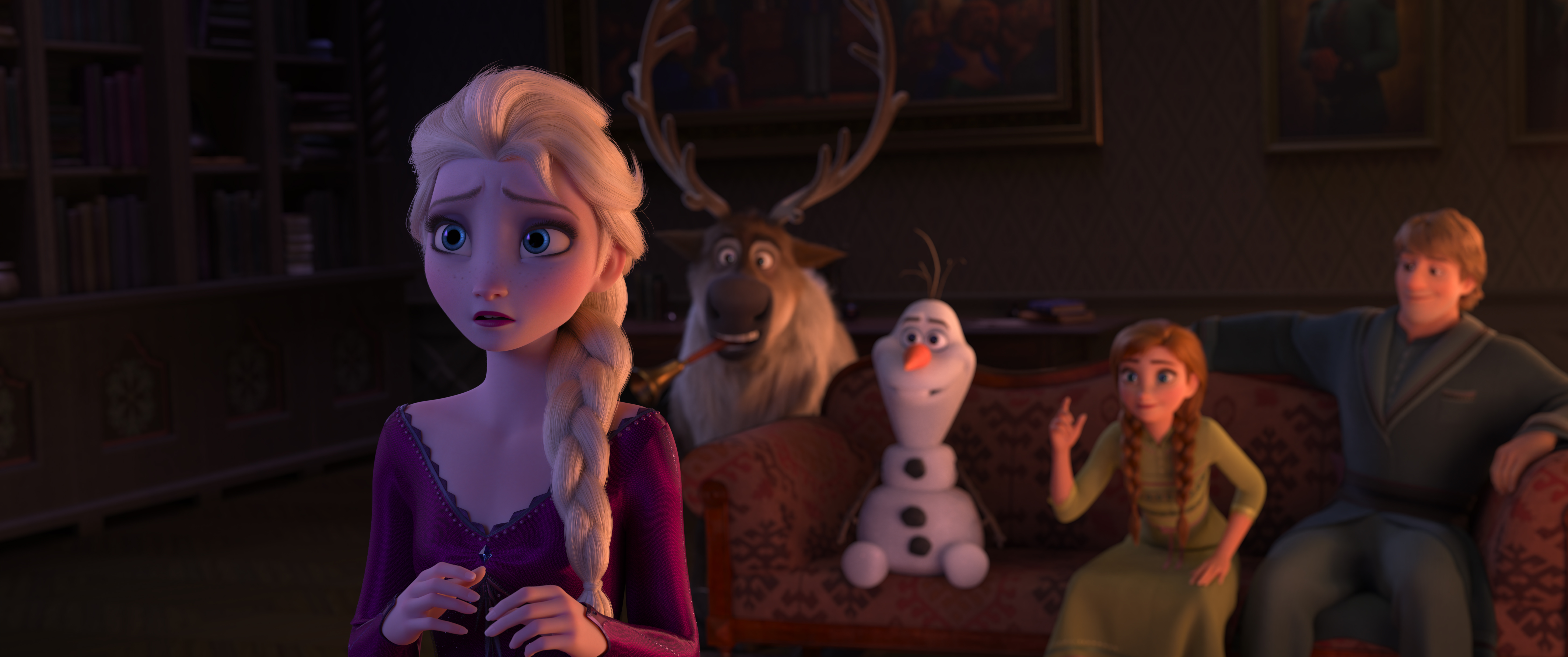 Anna Frozen Elsa Frozen Kristoff Frozen Olaf Frozen Sven Frozen 6720x2814