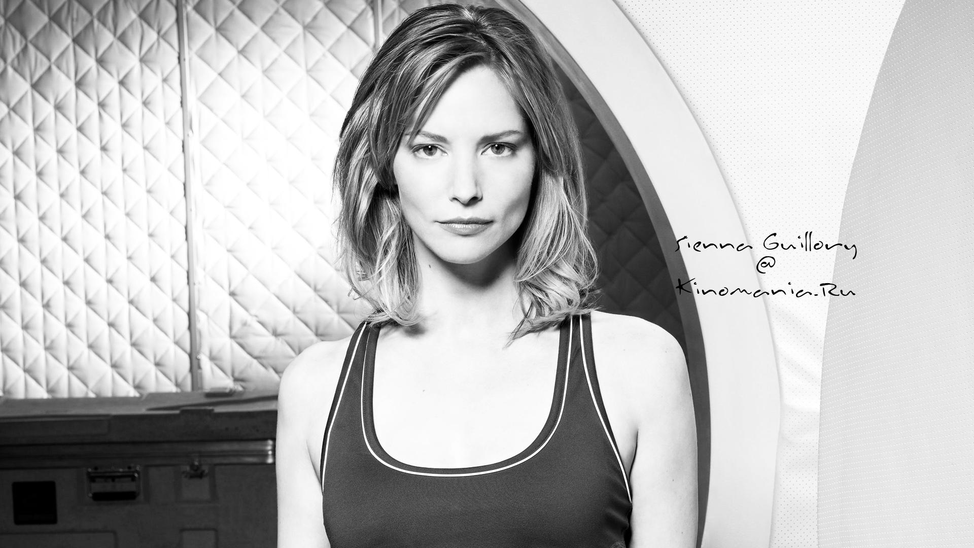 Actress Black Amp White Blonde English Girl Sienna Guillory Woman 1920x1080