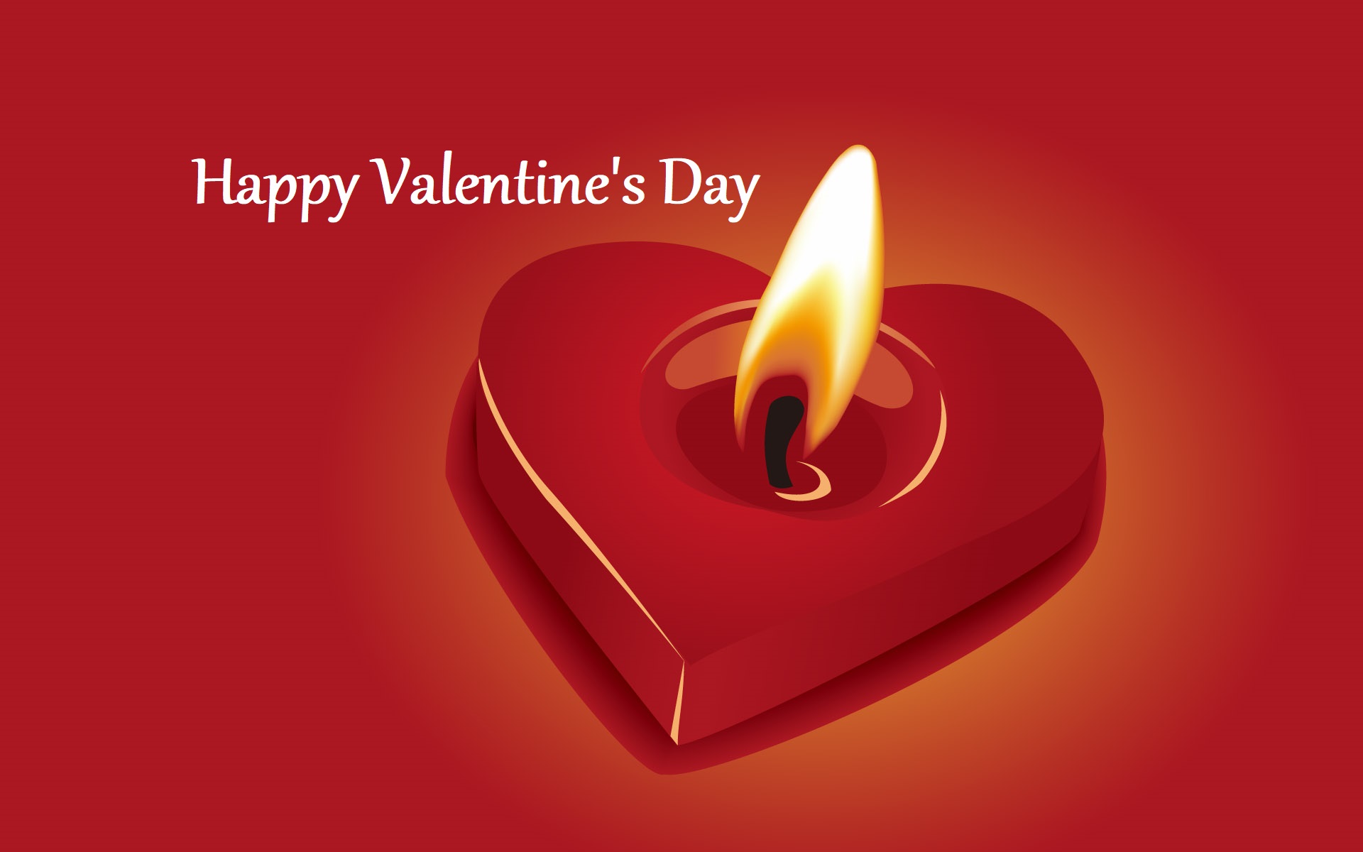 3d Candle Heart Minimalist Red Statement Valentine 039 S Day 1920x1200