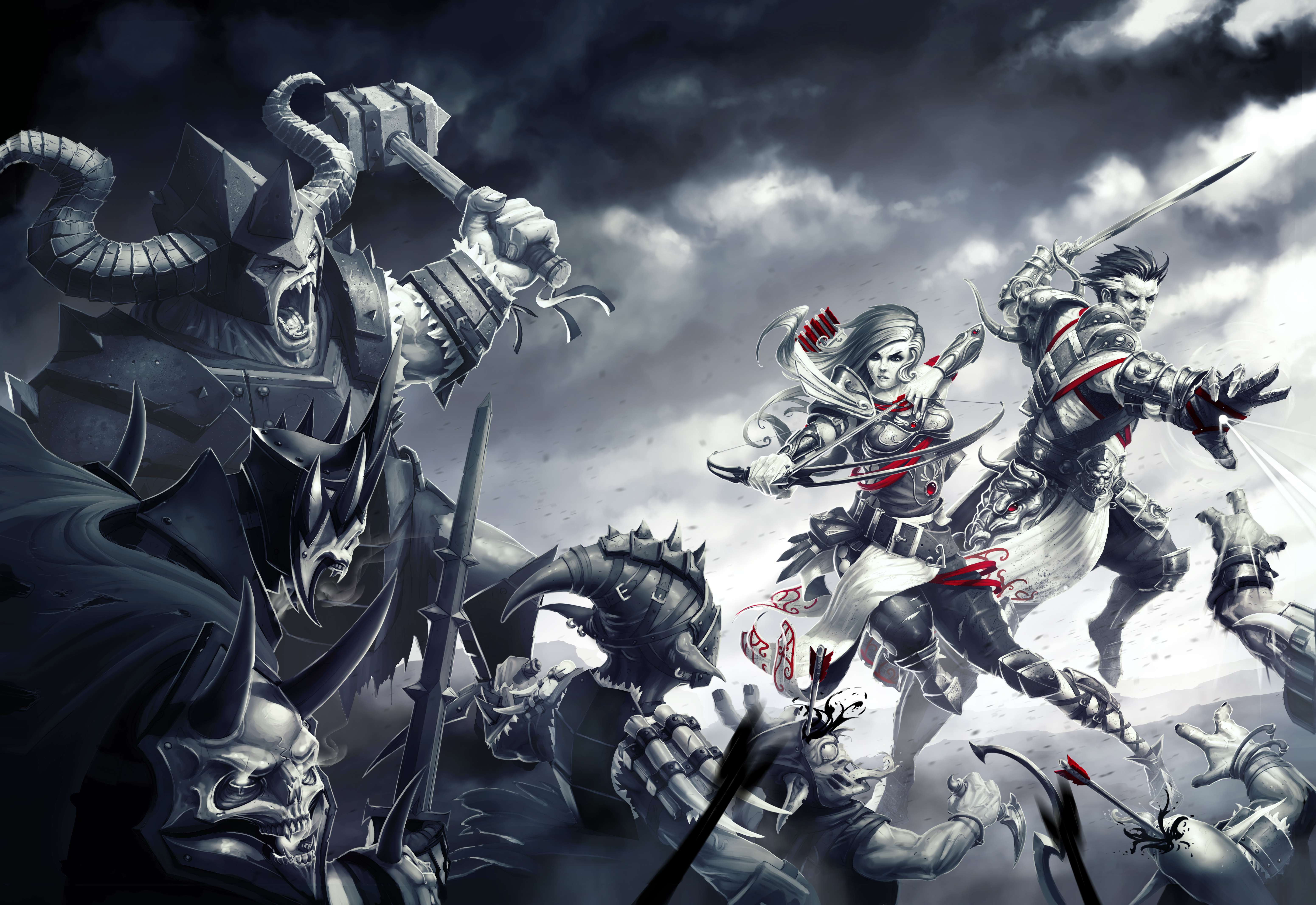 Divinity Original Sin Video Game Art RPG 6200x4264