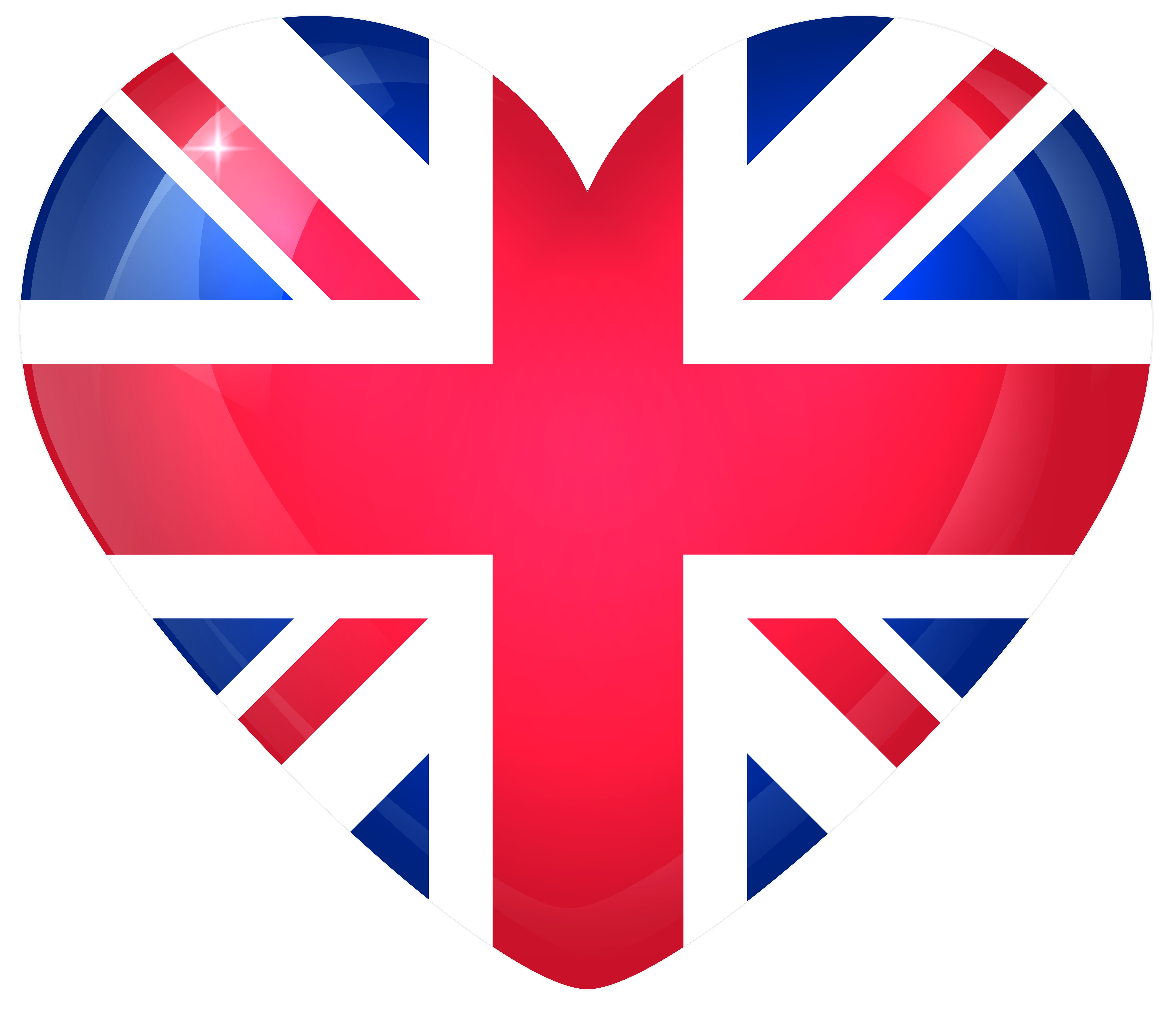 British Flag Flag Heart Union Jack 6000x5150