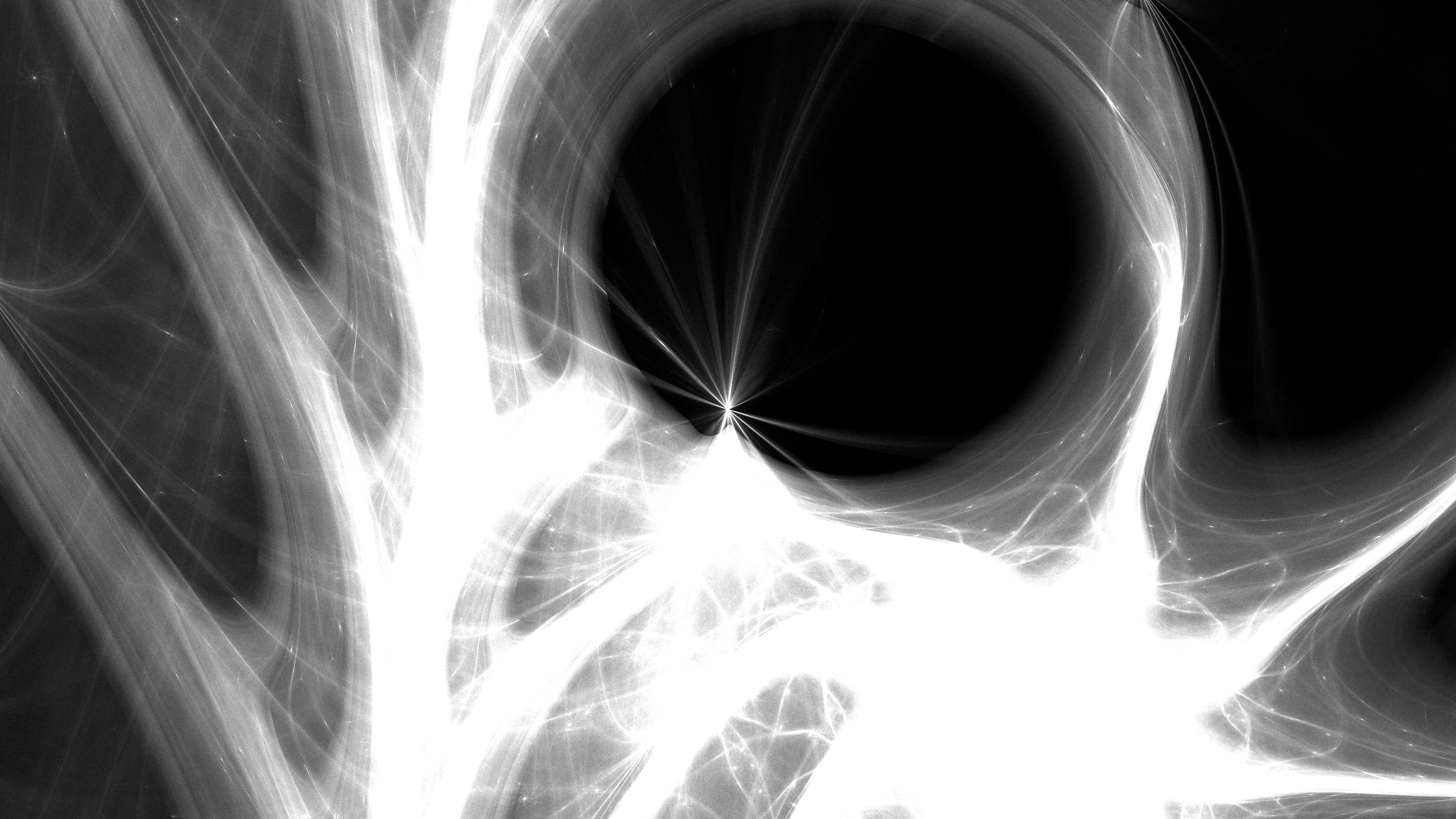 Abstract Black Amp White 3840x2160