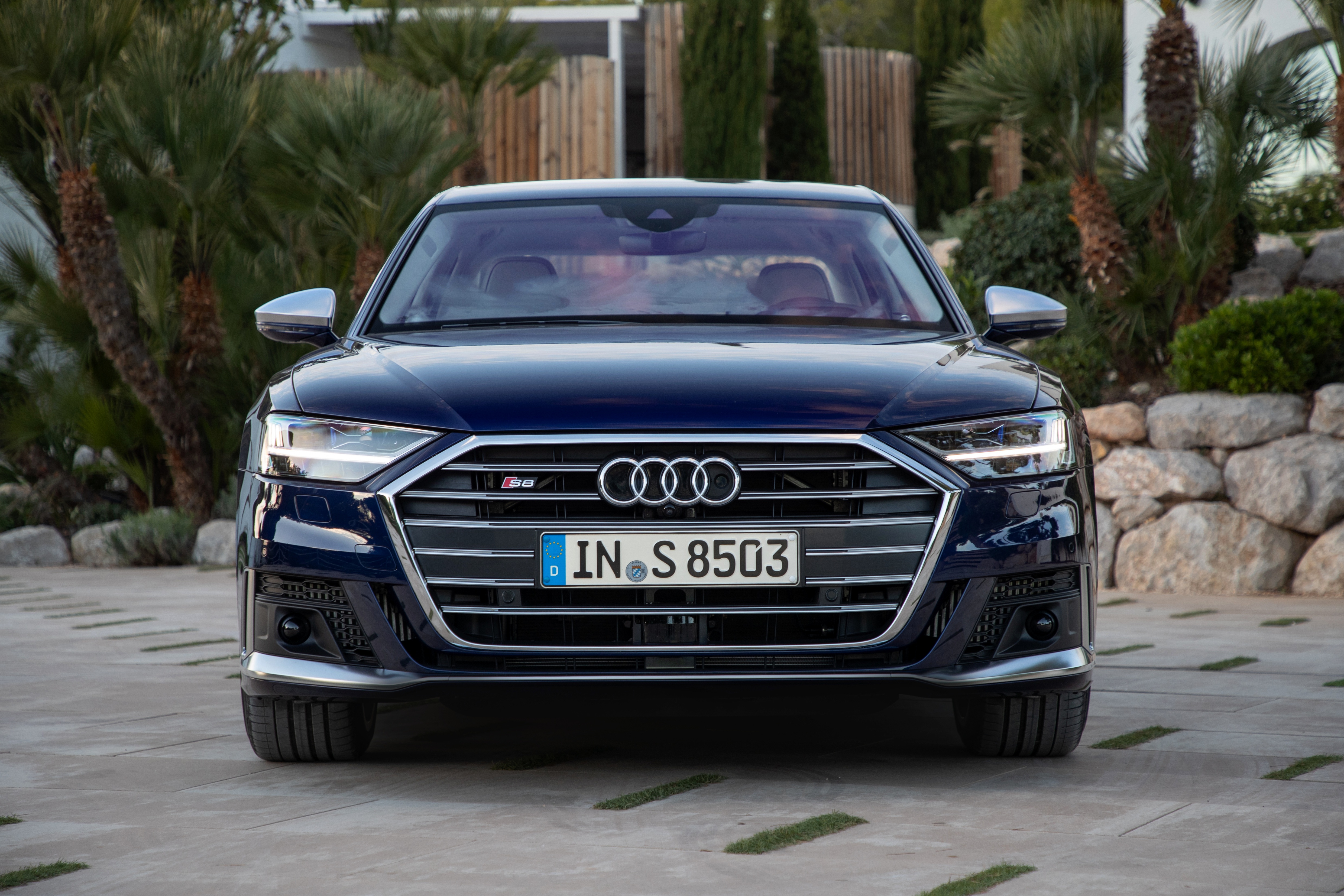 Audi Audi A8 Blue Car Car Luxury Car Vehicle 4961x3308