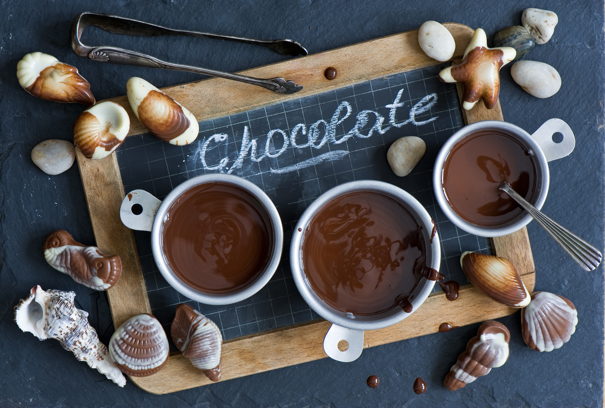 Chocolate Cup Food Shell Sweets 2000x1348