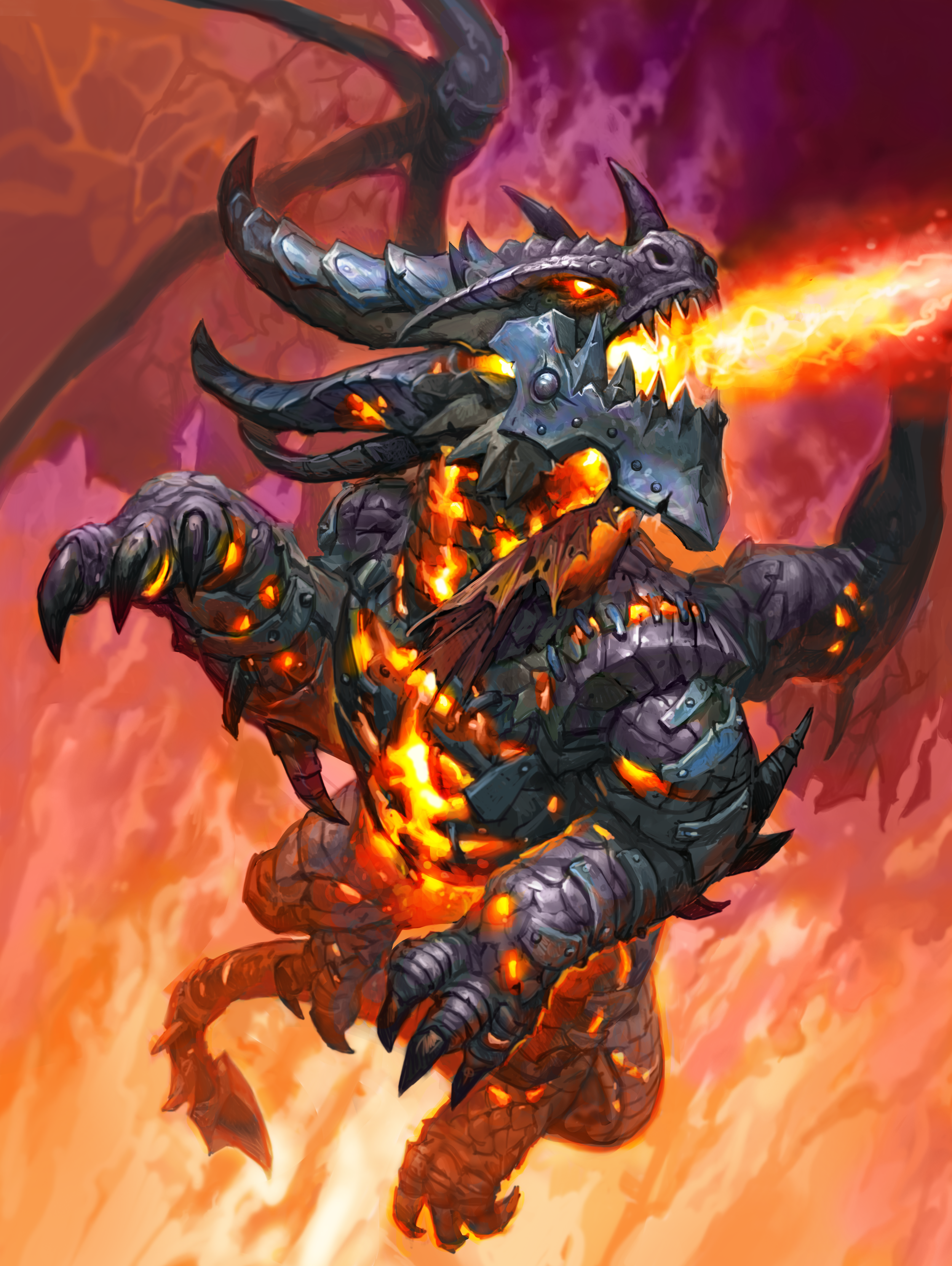 Video Games Blizzard Entertainment Hearthstone Deathwing 2500x3325
