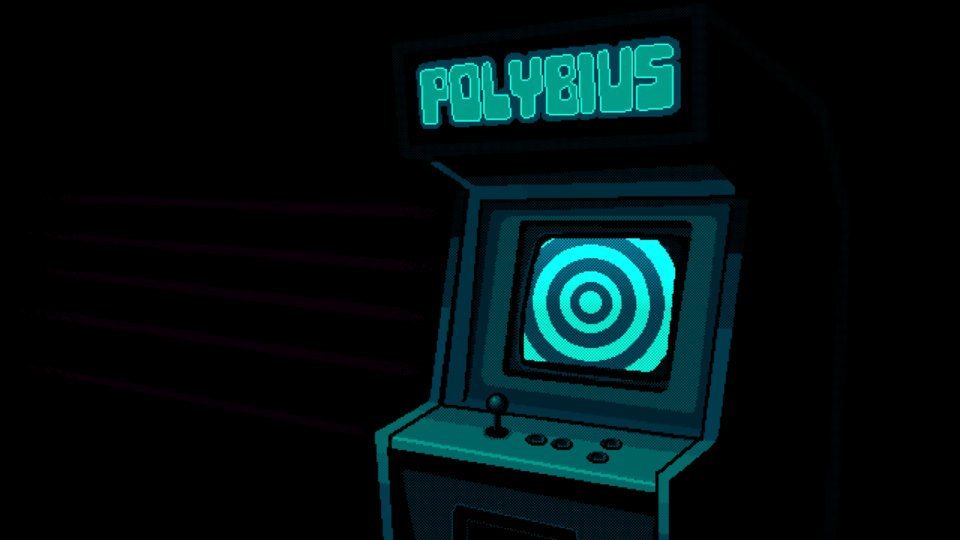 Synthwave Polybius Retro Games 8 Bit Arcade Creepy 1920x1081