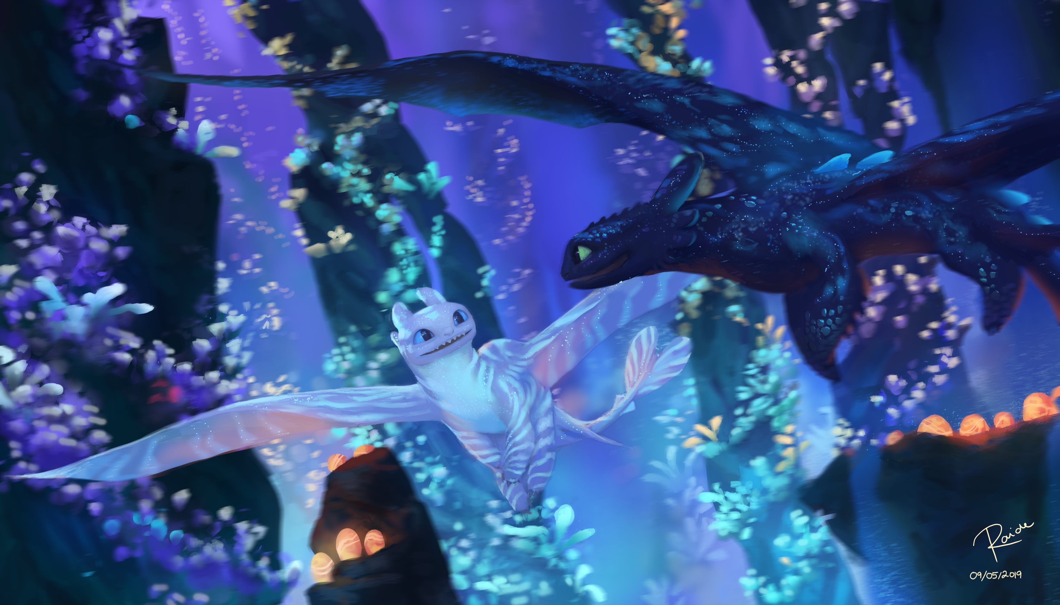Dragon How To Train Your Dragon The Hidden World Toothless How To Train Your Dragon 3500x2000