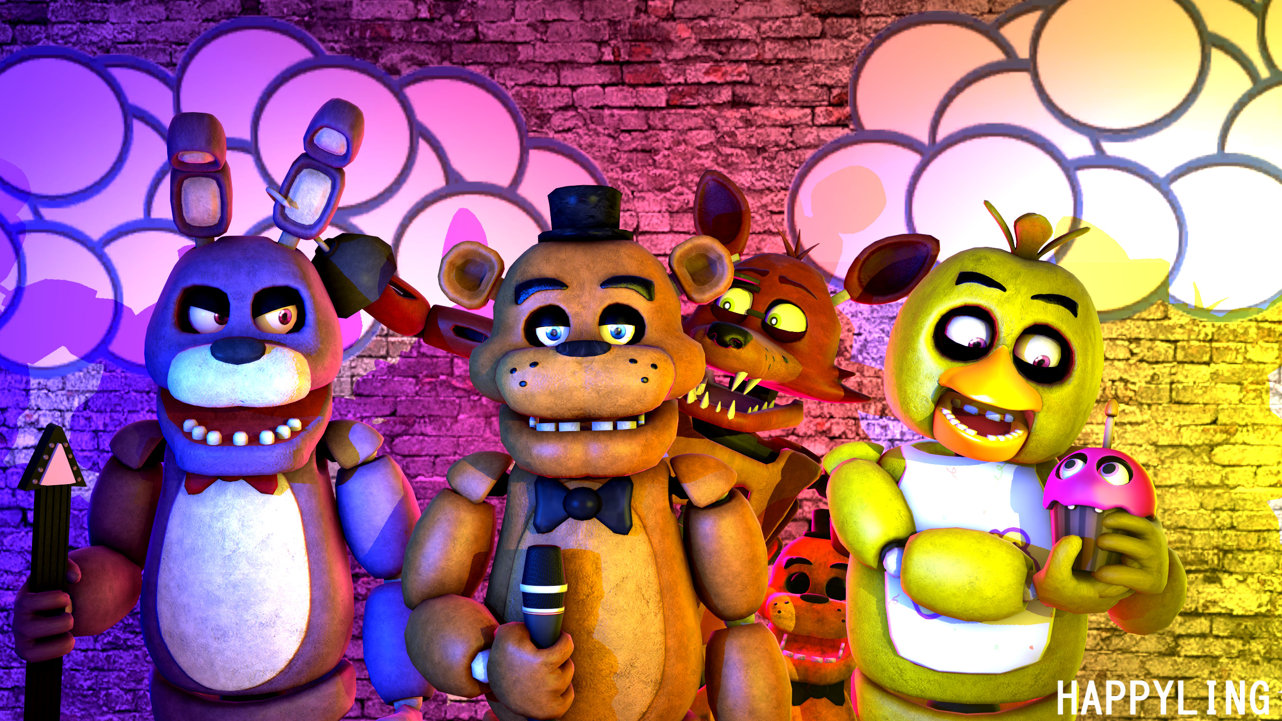 Bonnie Five Nights At Freddy 039 S Chica Five Nights At Freddy 039 S Foxy Five Nights At Freddy 039  2560x1440