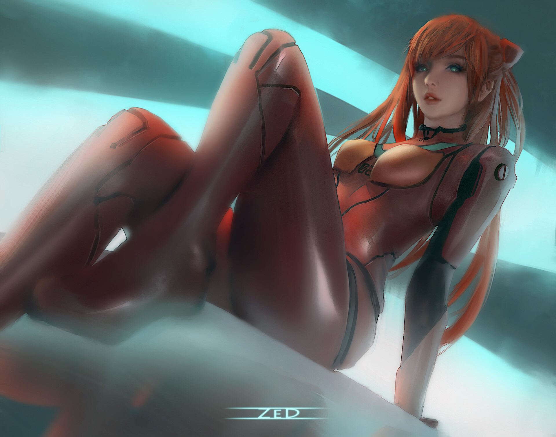 Asuka Langley Soryu Neon Genesis Evangelion Anime Girls Z ED 1920x1510