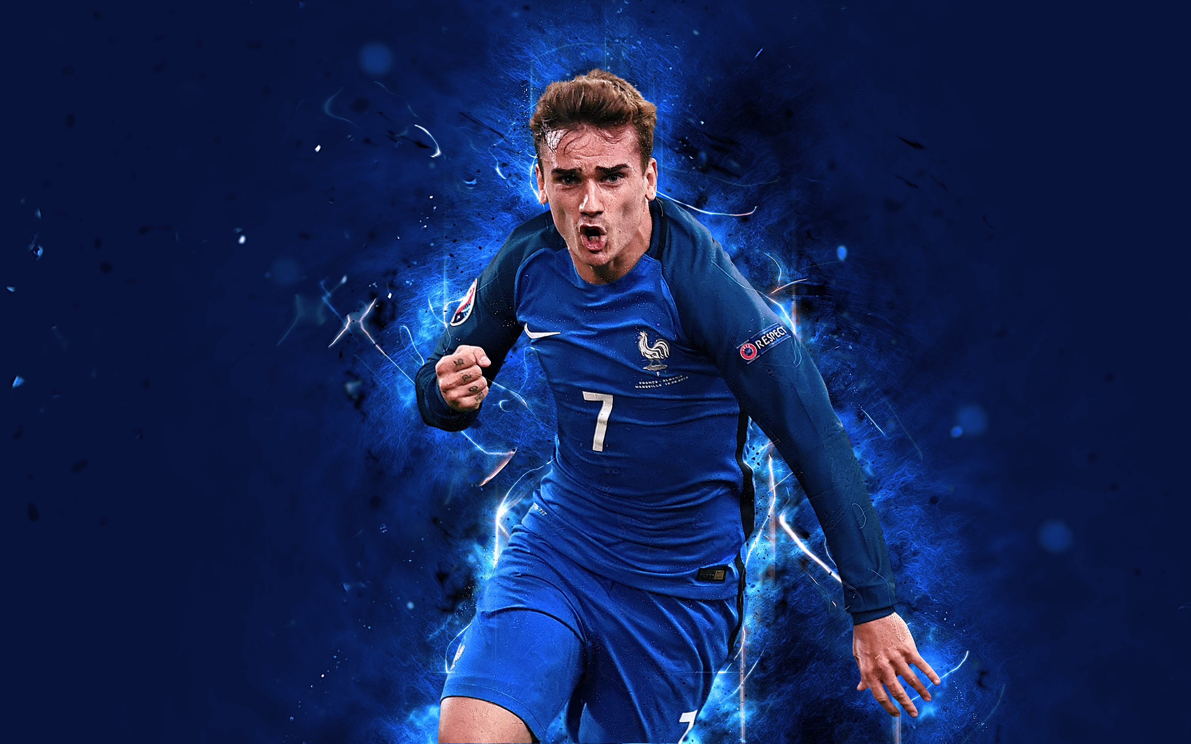Antoine Griezmann French Soccer 3840x2400