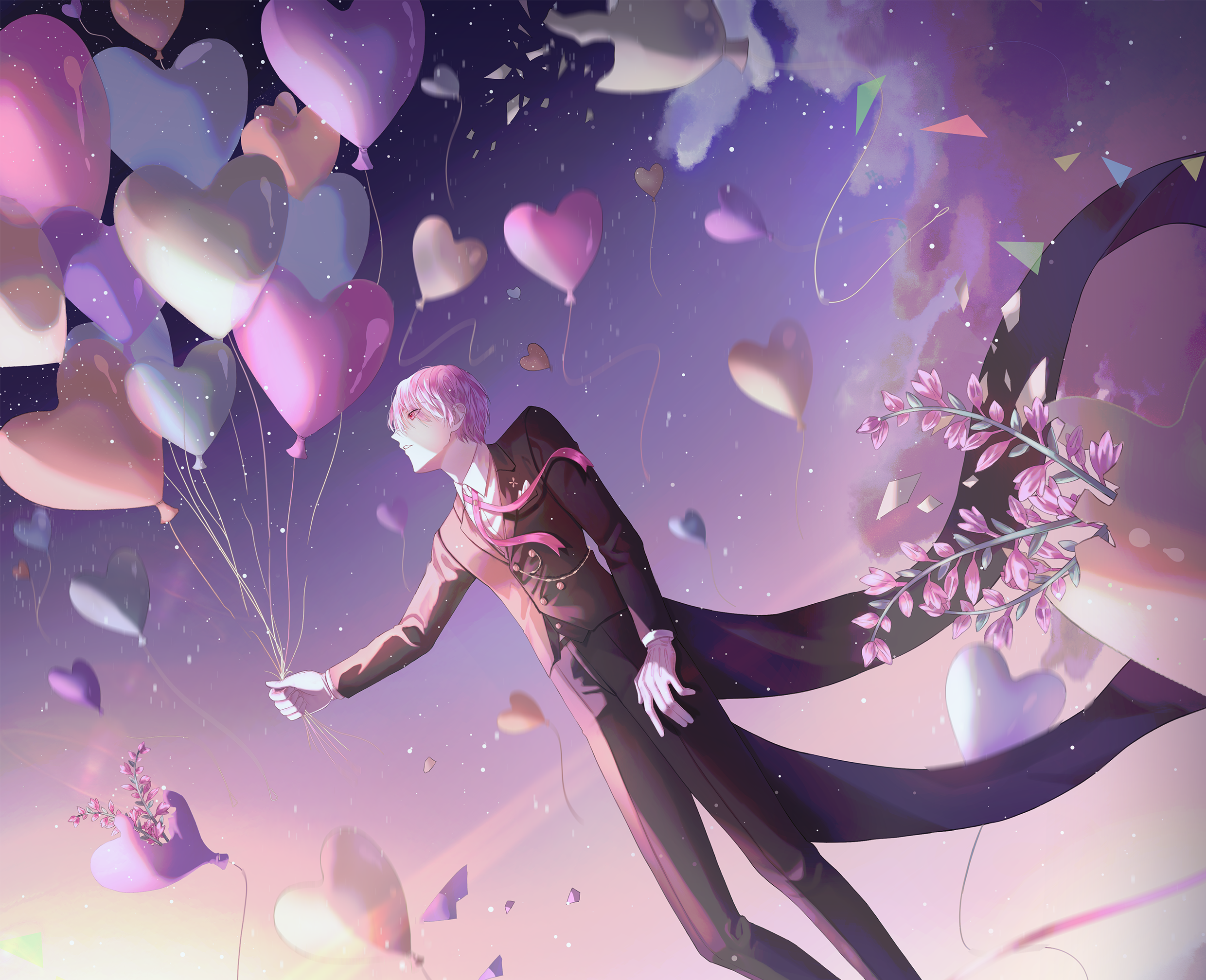 Balloon Boy Flower Heart 2480x2016