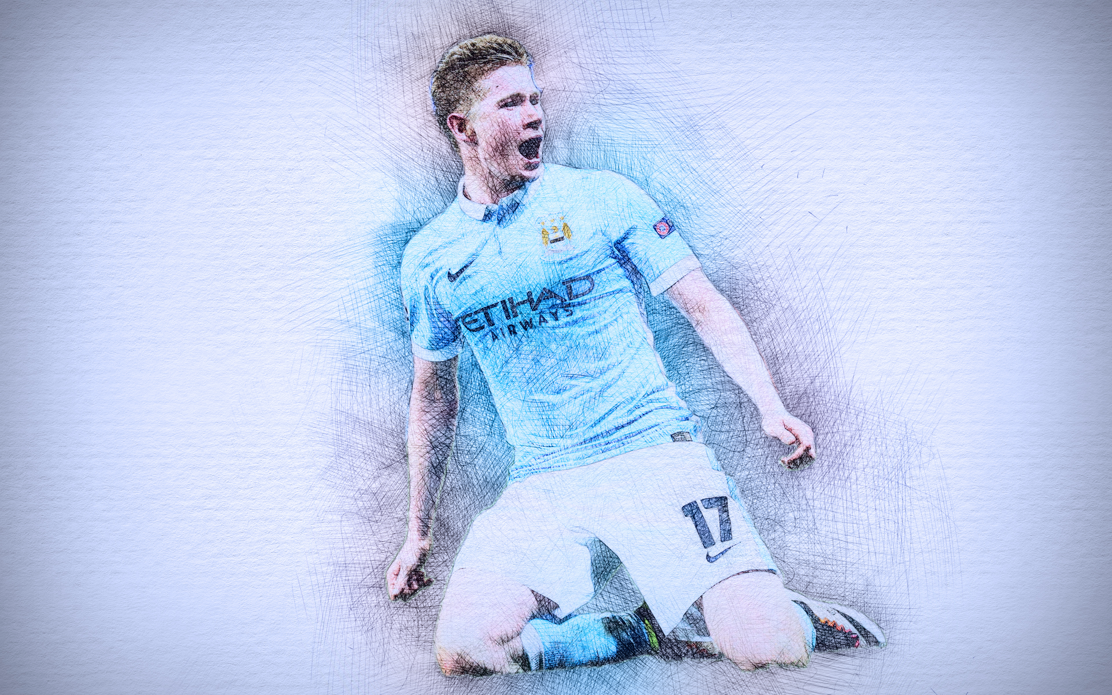 Belgian Kevin De Bruyne Manchester City F C Soccer 3840x2400