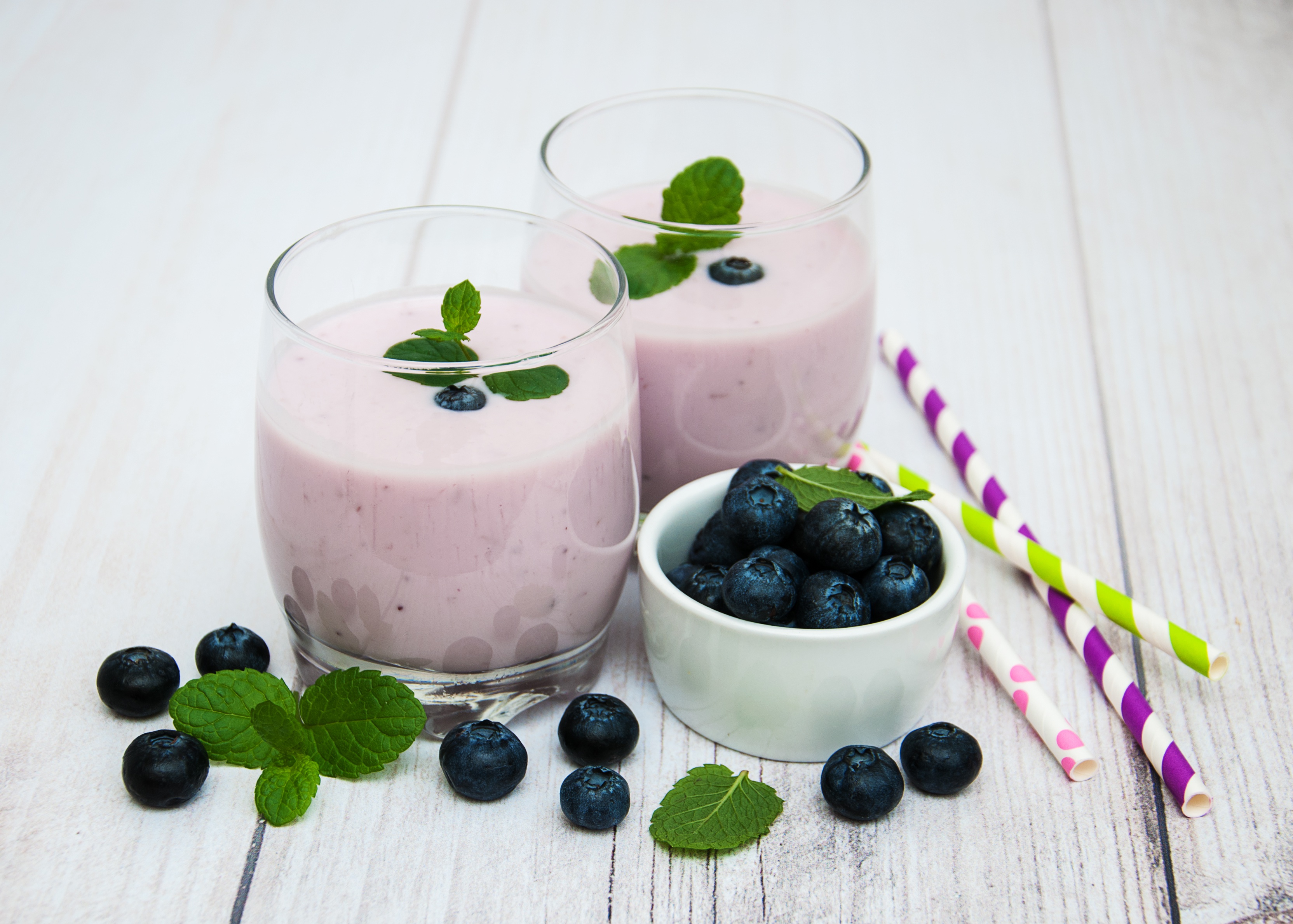 Berry Blueberry Drink Fruit Smoothie 3328x2379