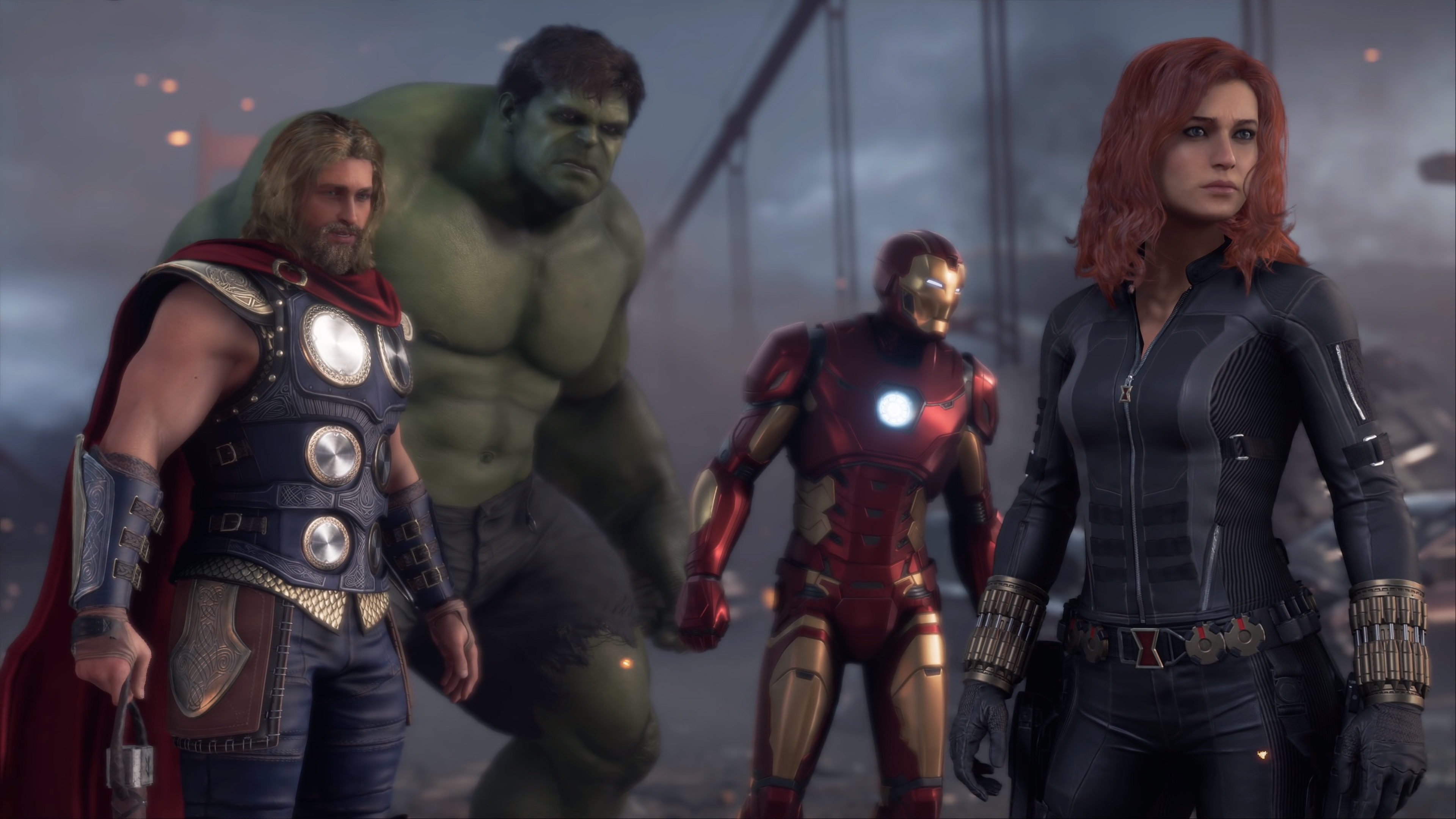 Black Widow Hulk Iron Man Marvel 039 S Avengers Thor 3840x2160