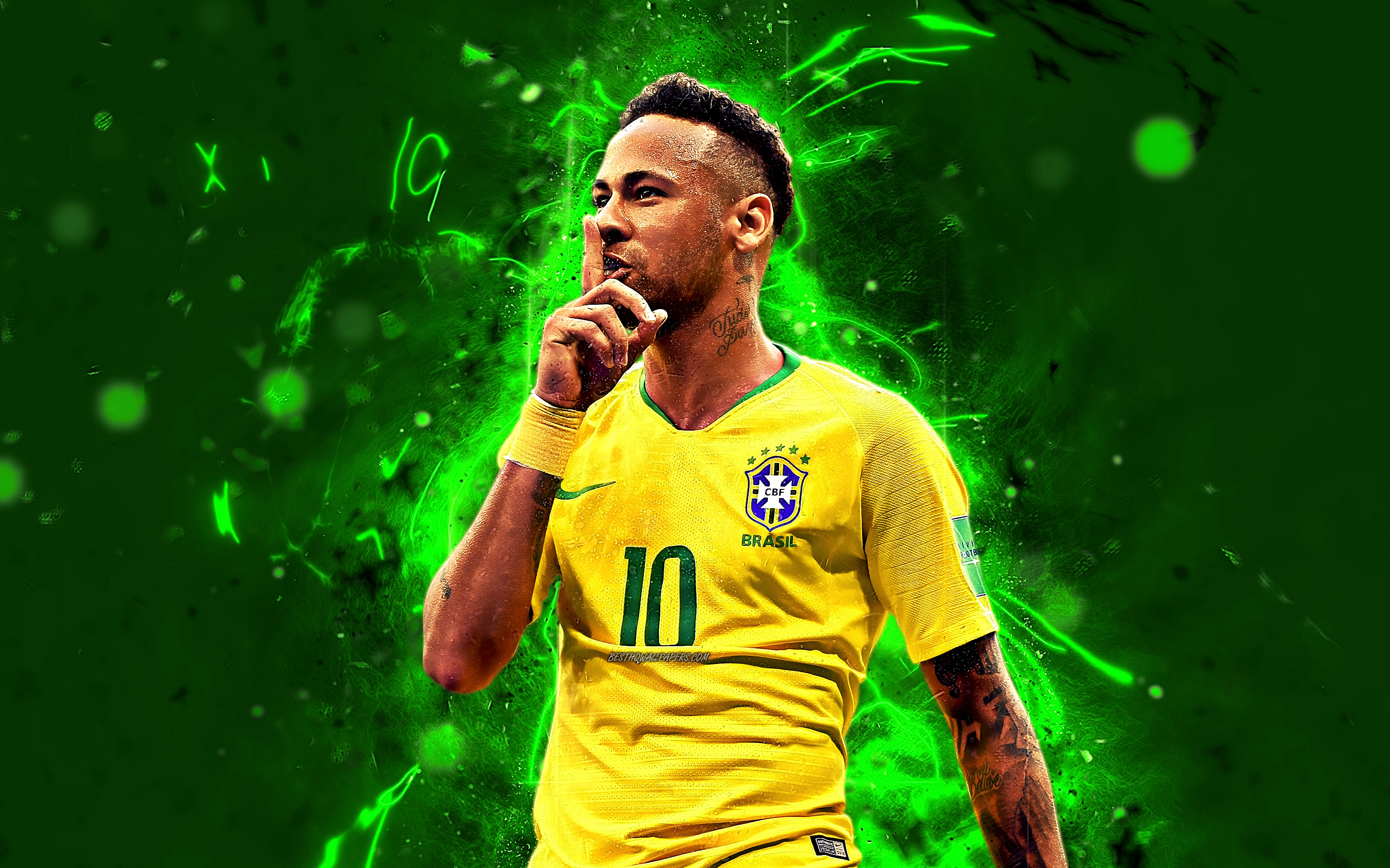 Brazilian Neymar Soccer 2880x1800