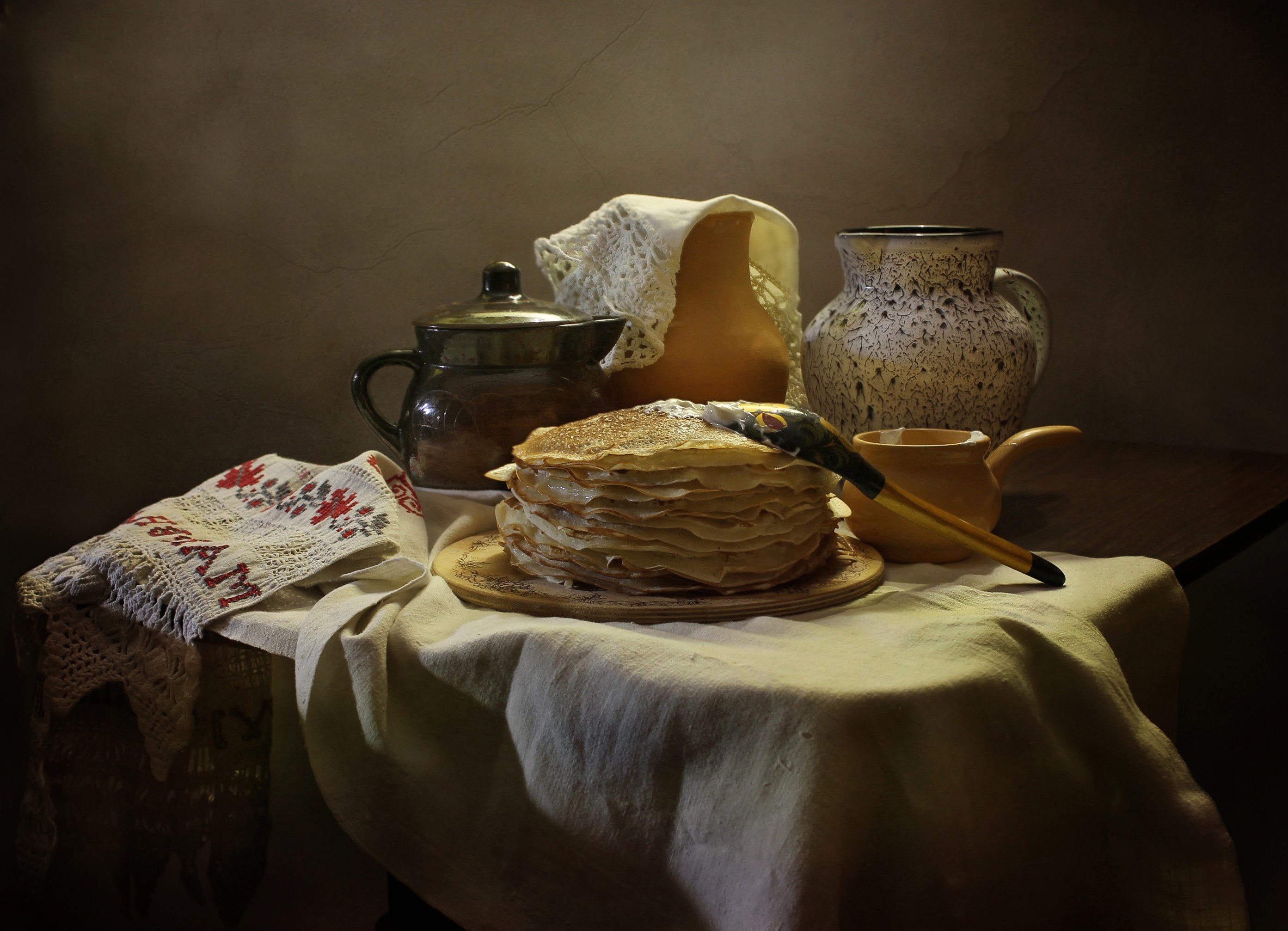 Still Life Food Sweets Crepes 2786x2014