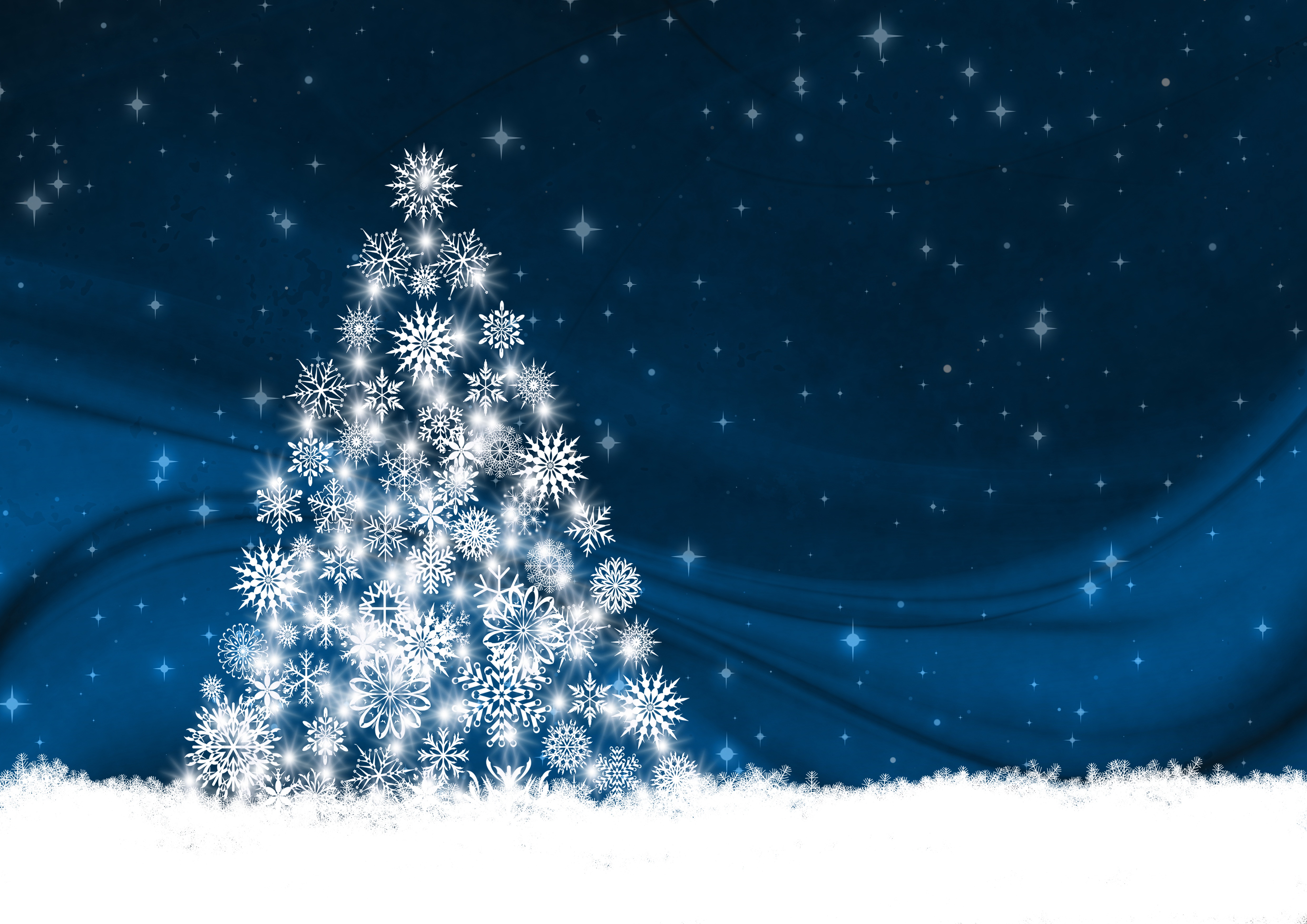 Christmas Christmas Tree Snowflake 4961x3508