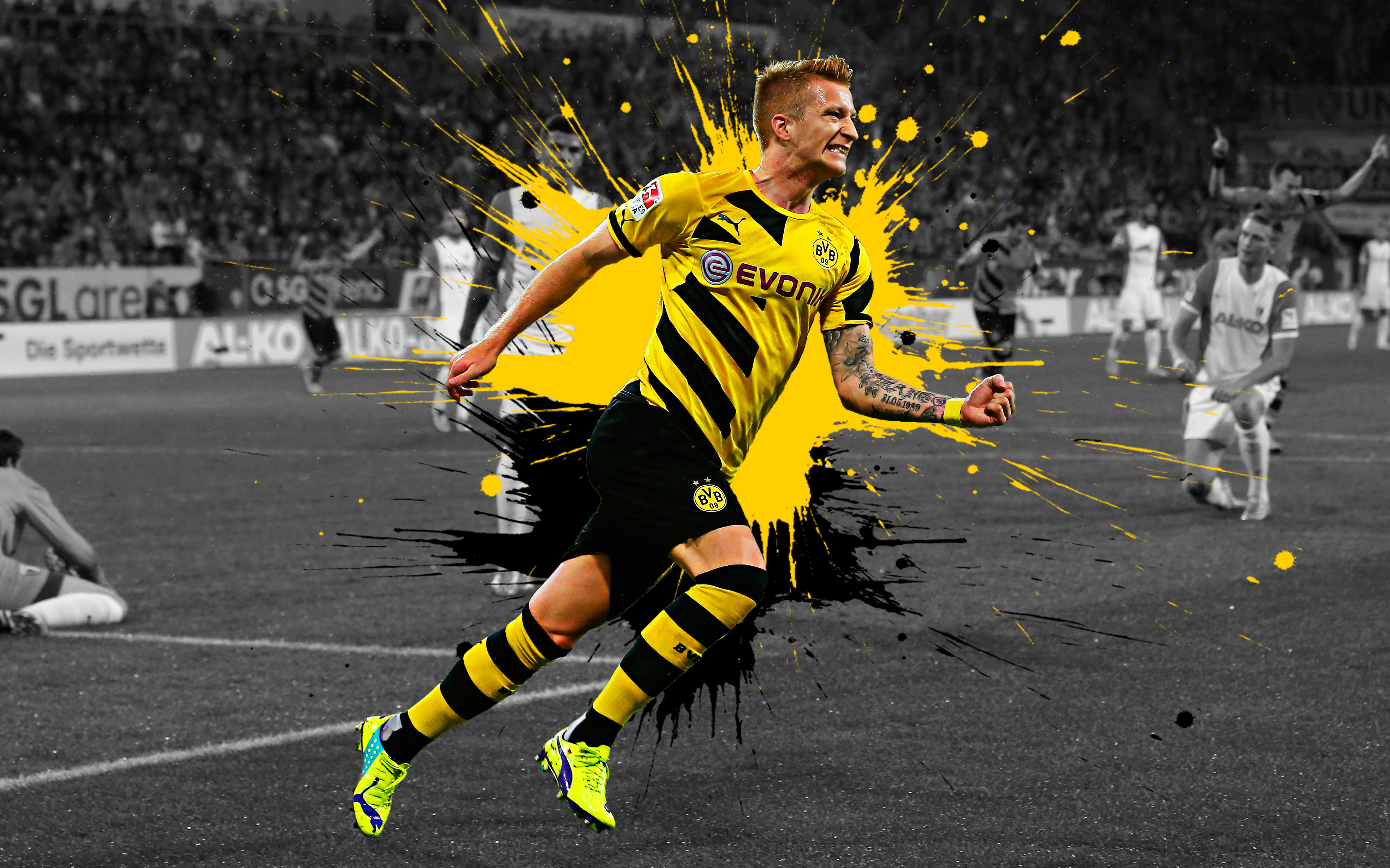 Borussia Dortmund German Marco Reus Soccer 3840x2400