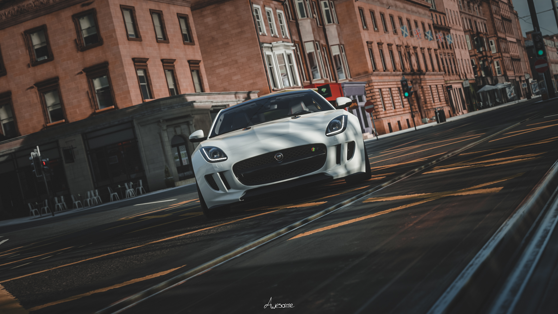 Jaguar Car Jaguar F Type F Type Car Vehicle Forza Forza Horizon 4 Video Games 1920x1080