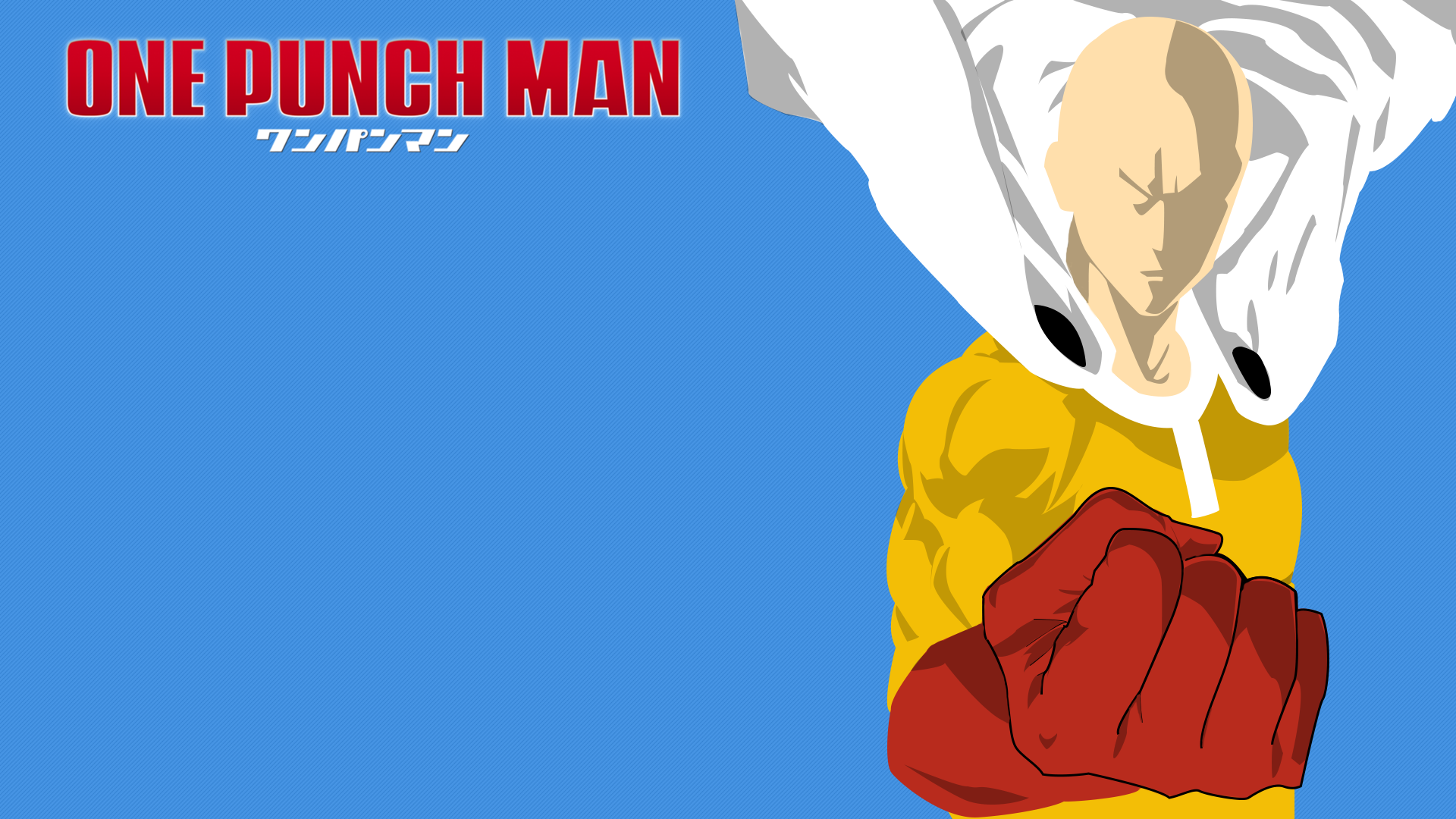Anime Minimalist One Punch Man Saitama One Punch Man 1920x1080