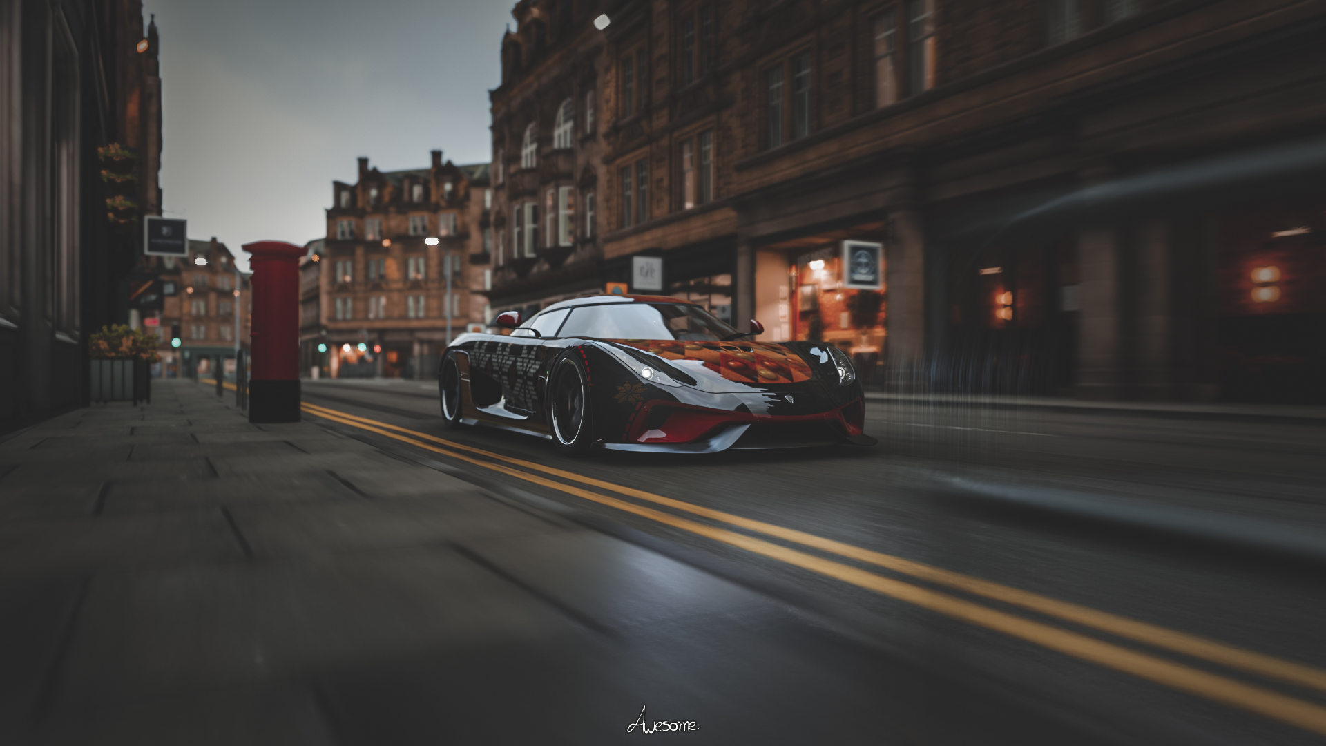 Koenigsegg Regera Koenigsegg Forza Forza Horizon 4 Car Vehicle Video Games Regera 1920x1080