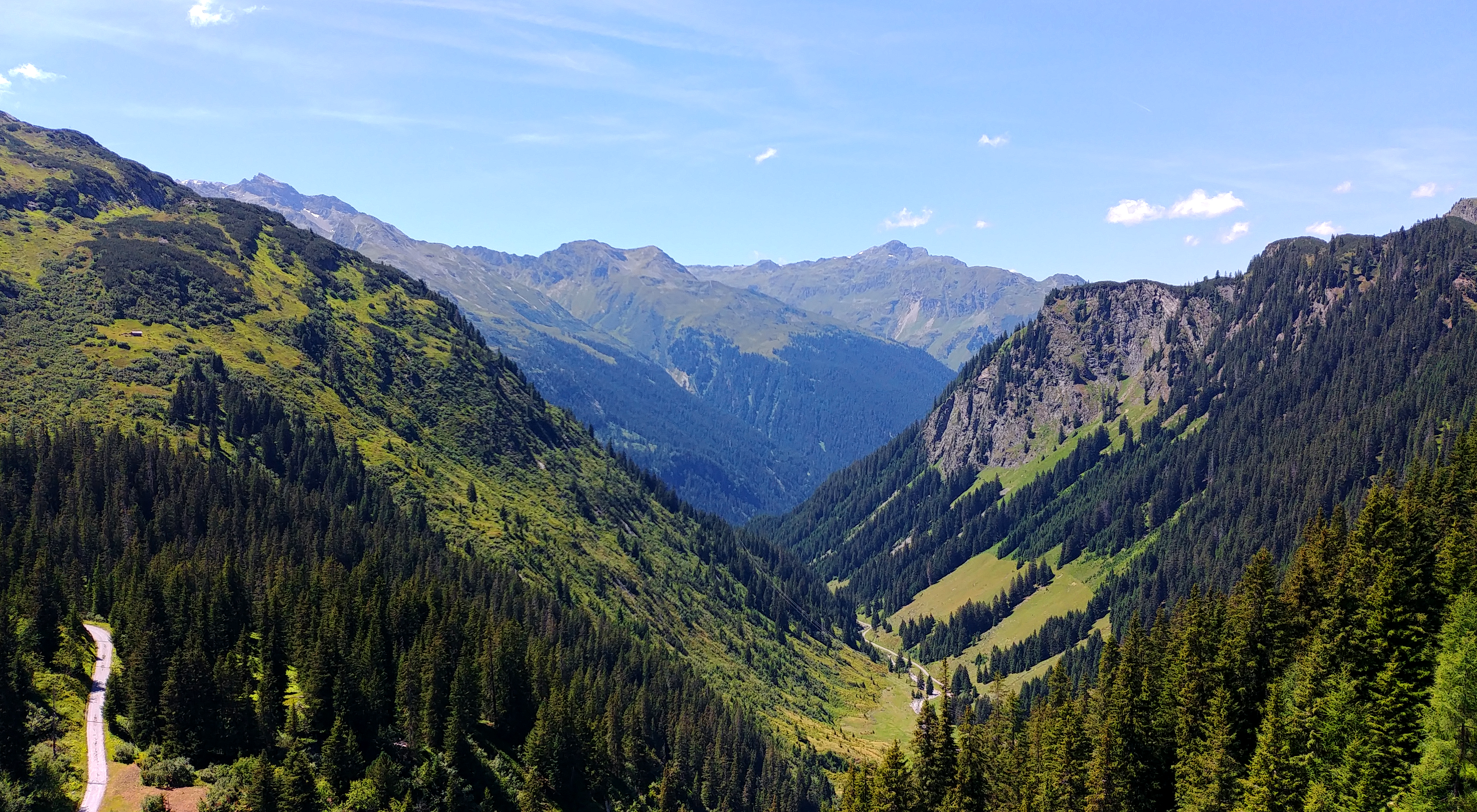 Alps Forest Landscape Mountain Nature 4066x2235