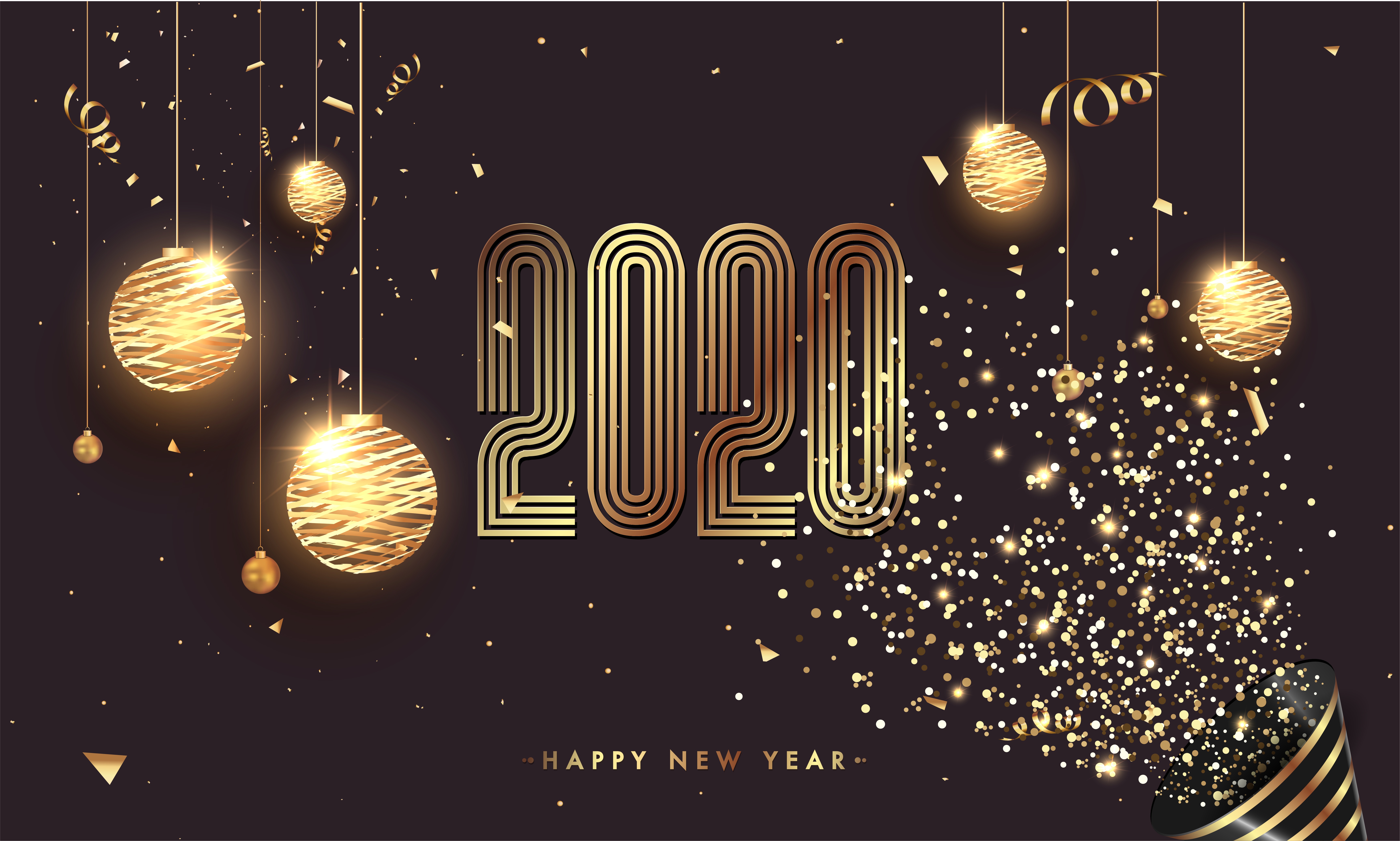 Happy New Year New Year New Year 2020 6901x4146