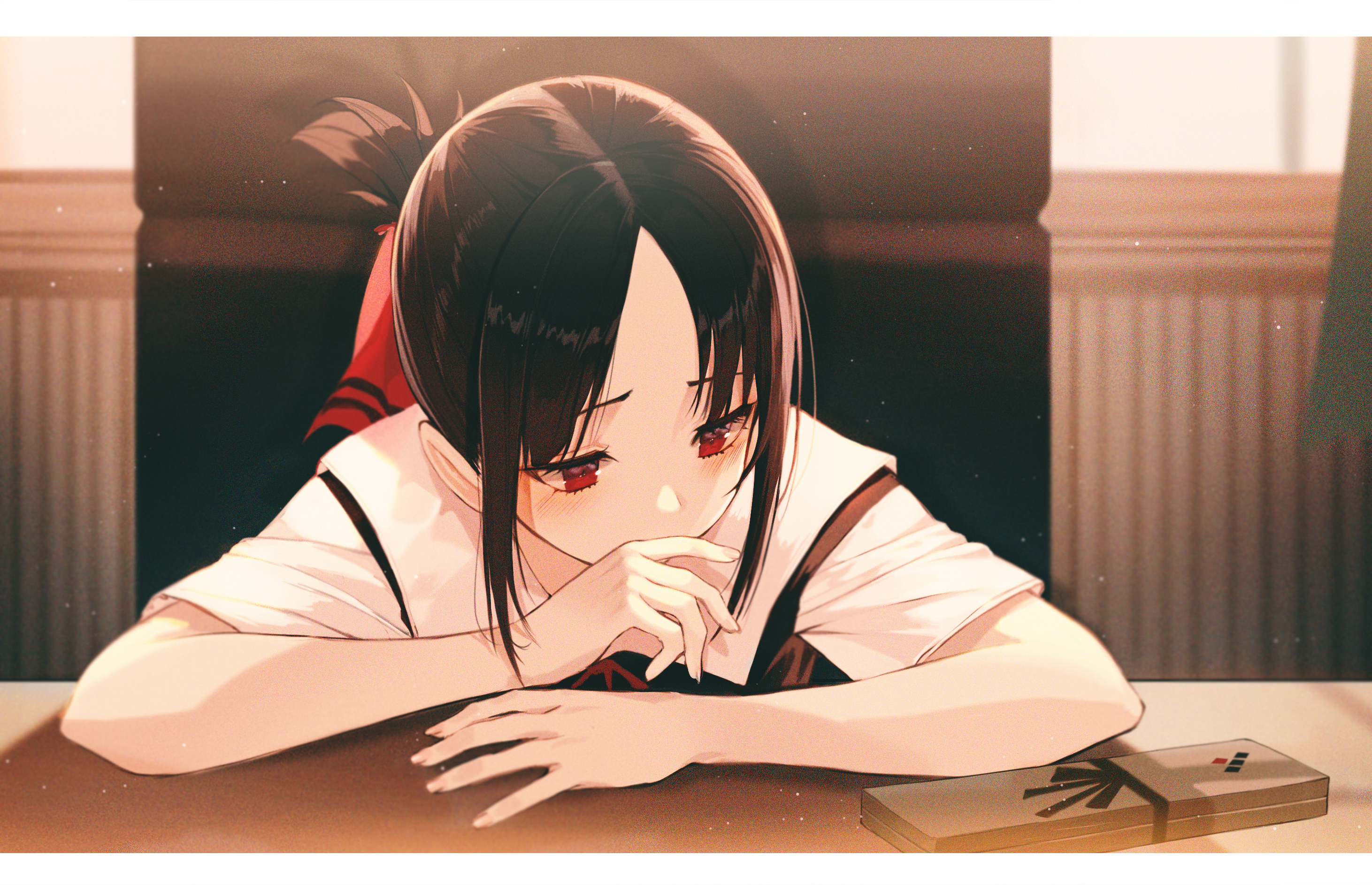 Girl Kaguya Shinomiya Kaguya Sama Wa Kokurasetai Kaguya Sama Love Is War Sad 2923x1886