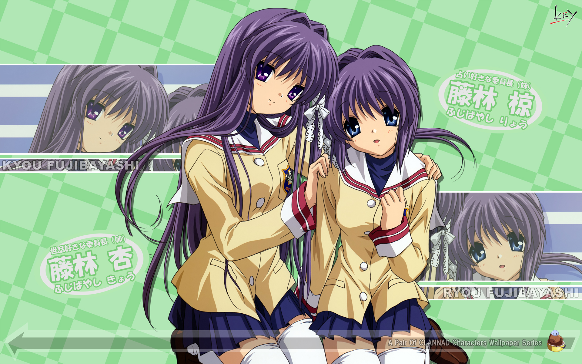 Kyou Fujibayashi Ryou Fujibayashi 1920x1200